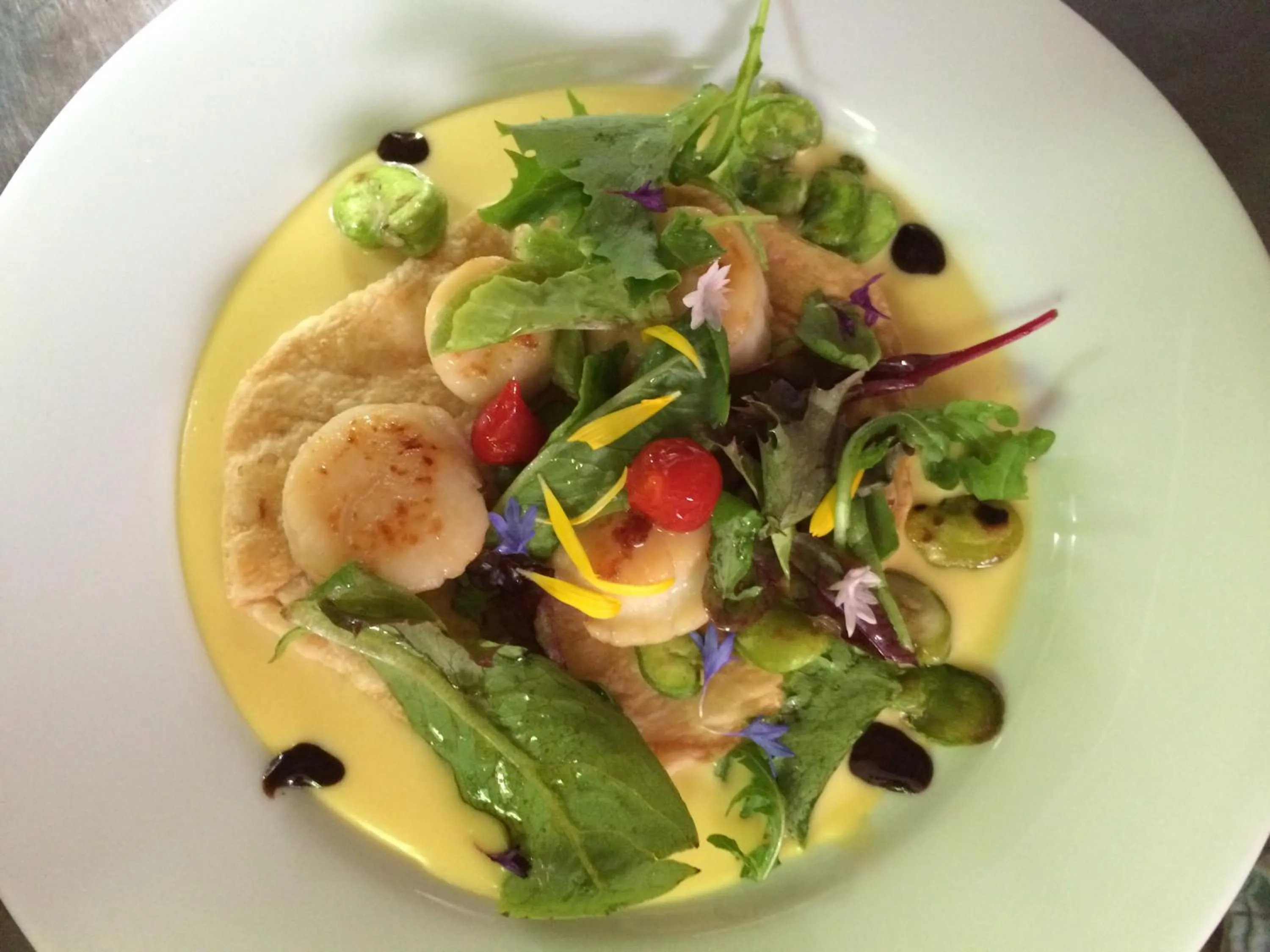 Food close-up in Logis Hotel Restaurant Le Flamant Rose camargue