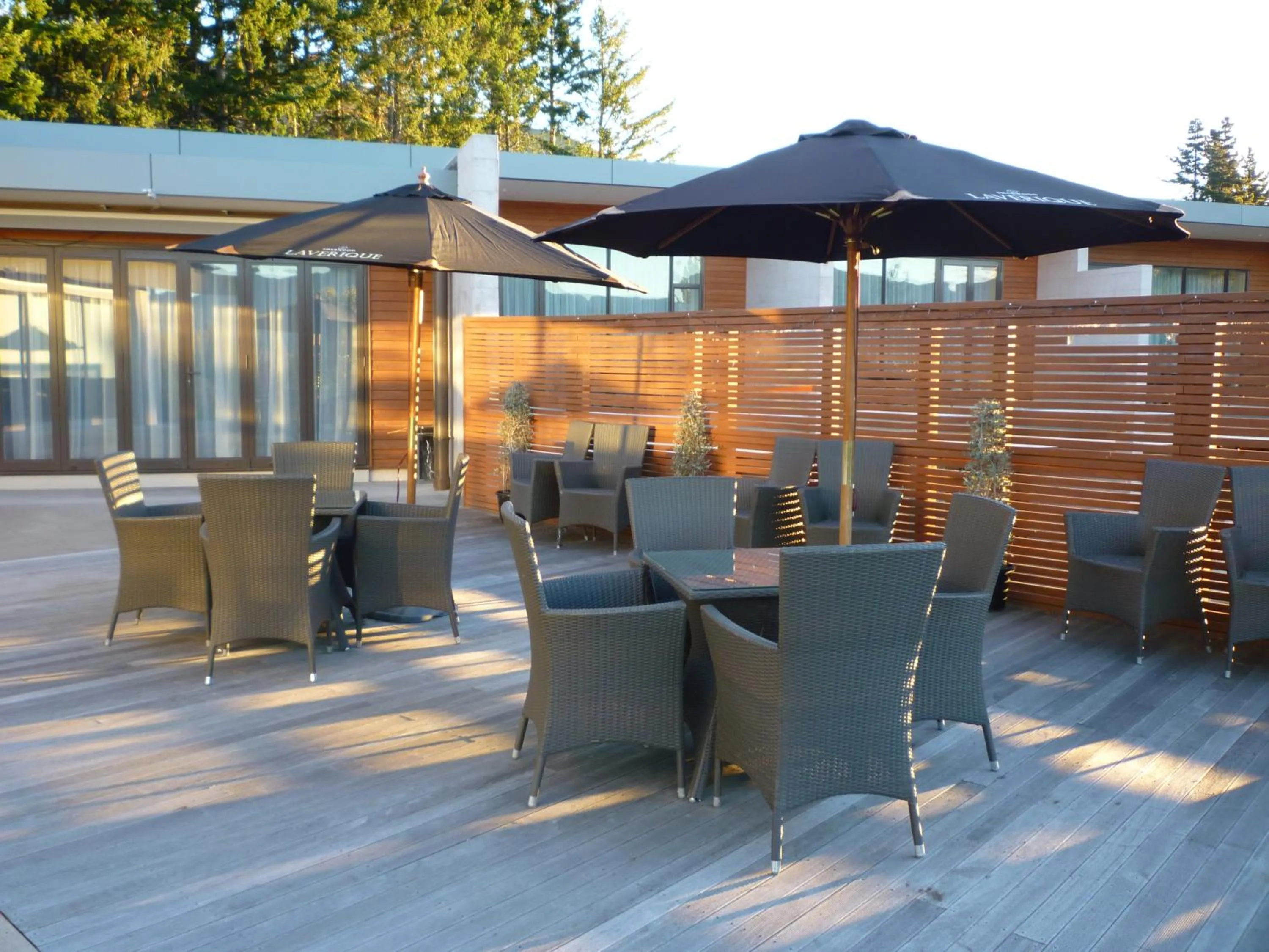 Patio in Braemar Lodge And Spa