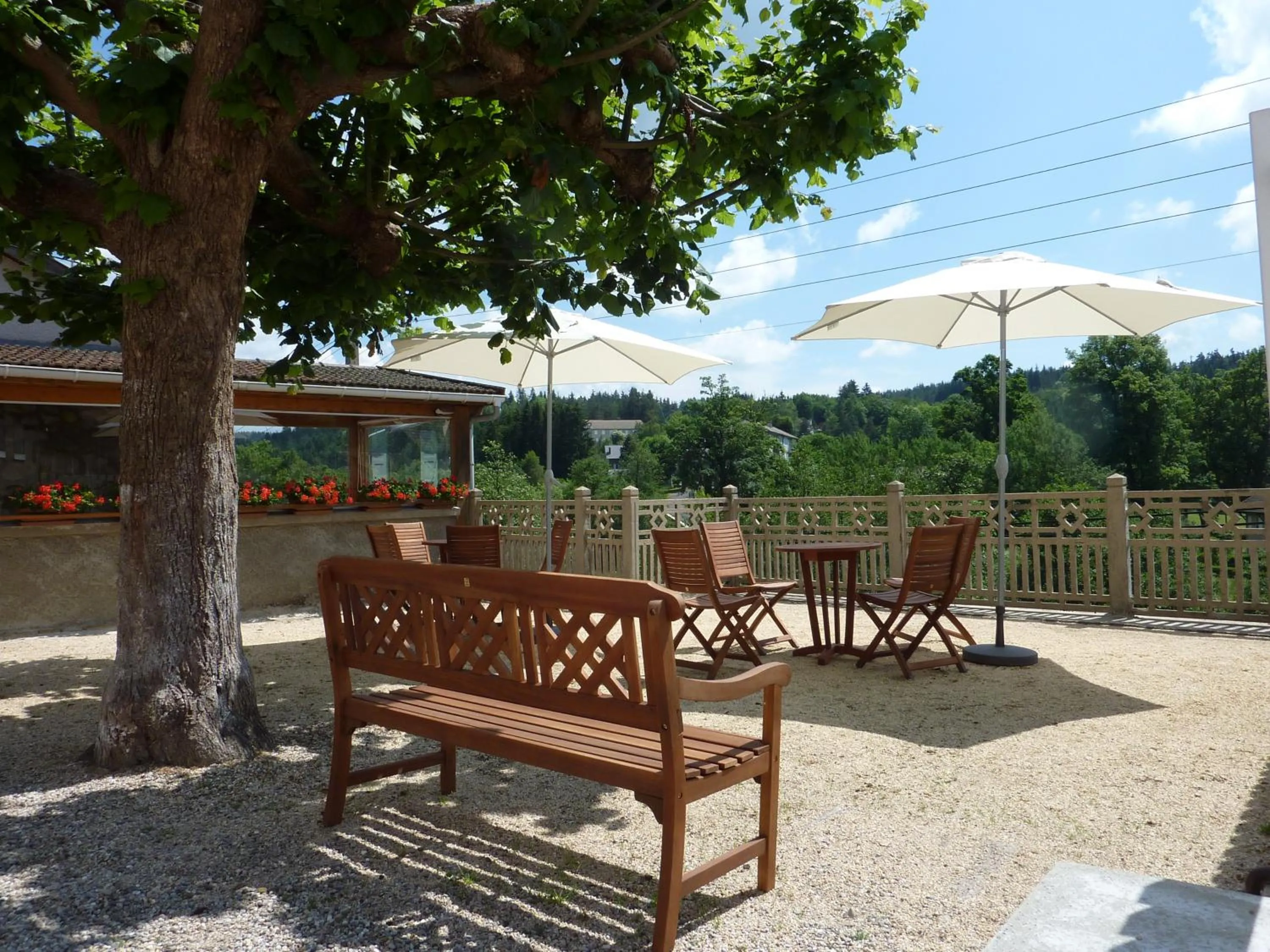 Patio in Hôtel De La Plage