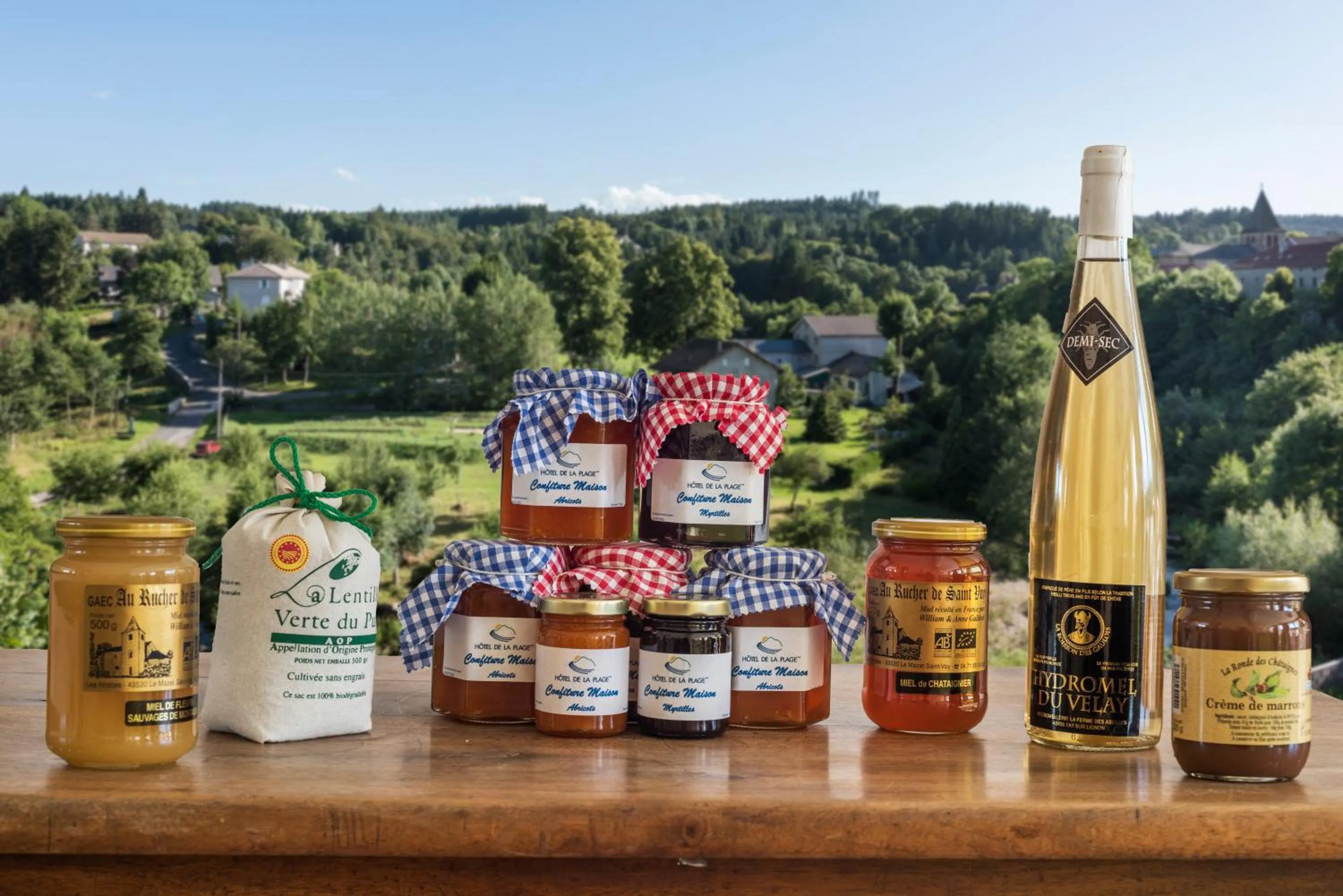 Food and drinks in Hôtel De La Plage