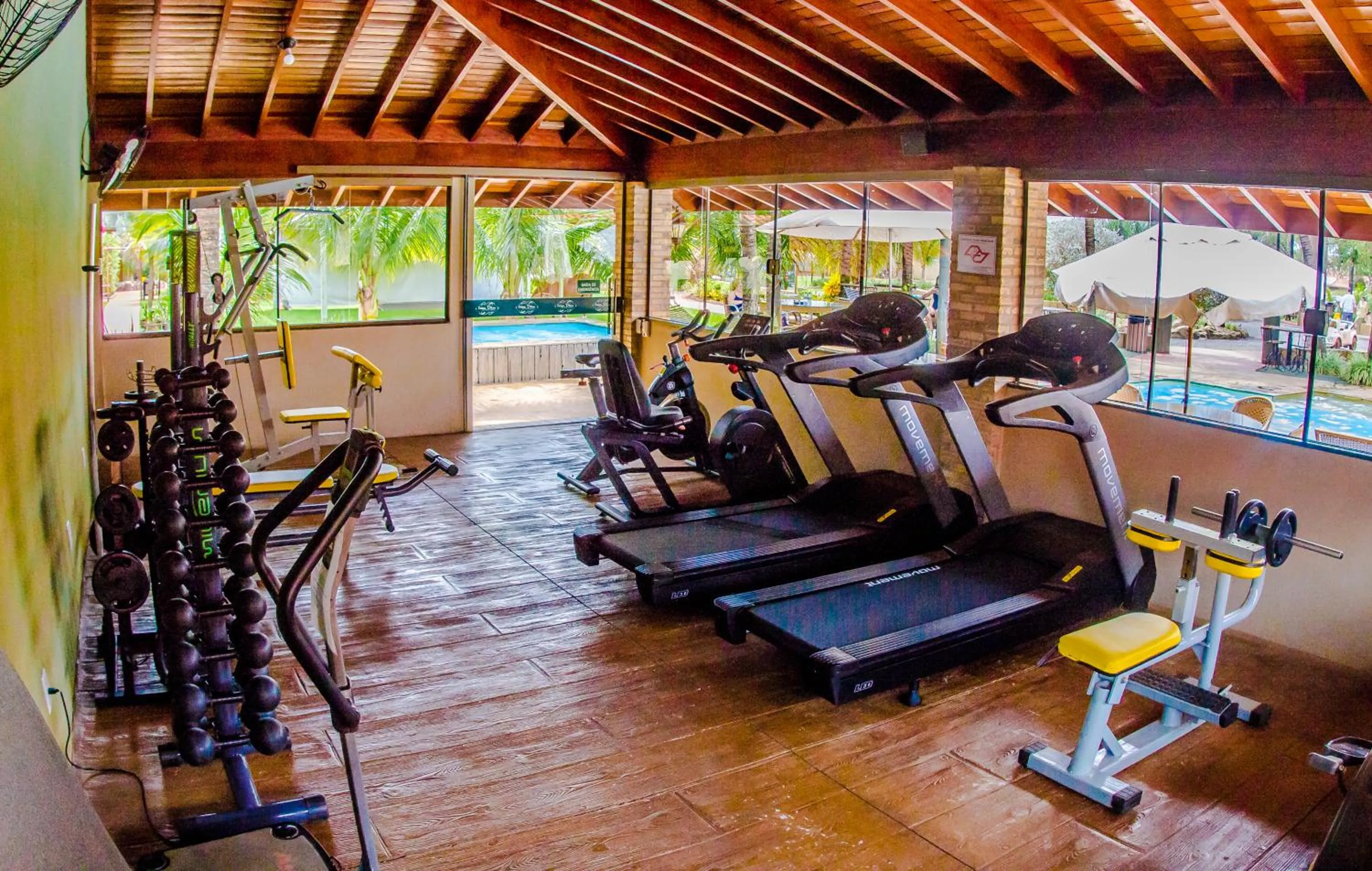 Fitness centre/facilities in Carpe Diem Eco Resort Olímpia