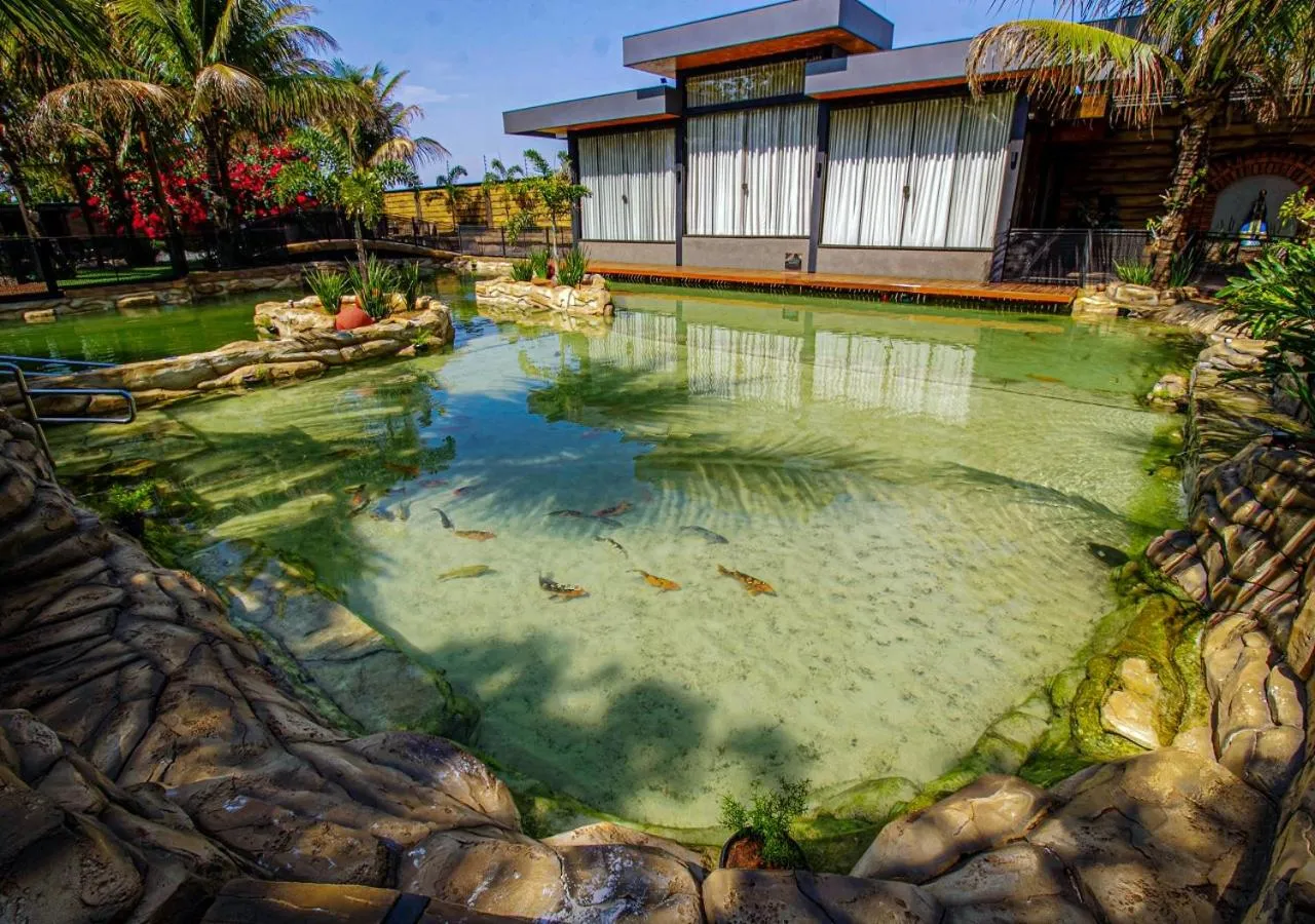 Pool view in Carpe Diem Eco Resort Olímpia