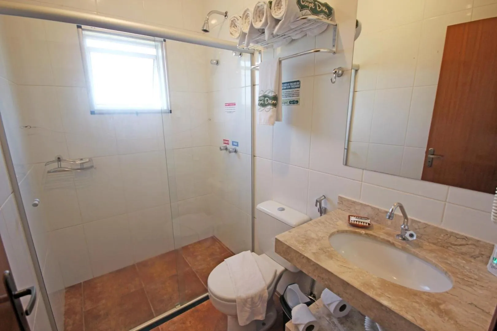 Bathroom in Carpe Diem Eco Resort Olímpia