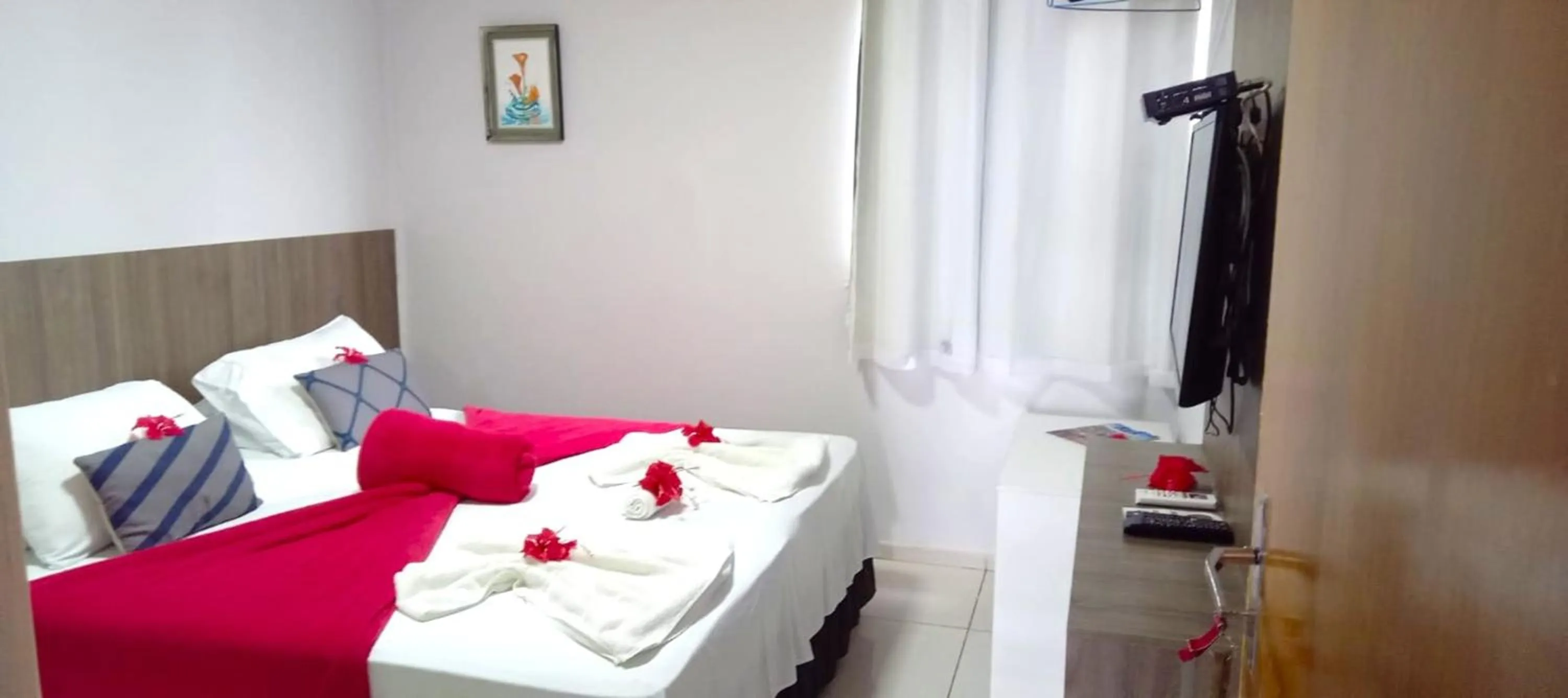 Bedroom, Bed in Pousada Aratu