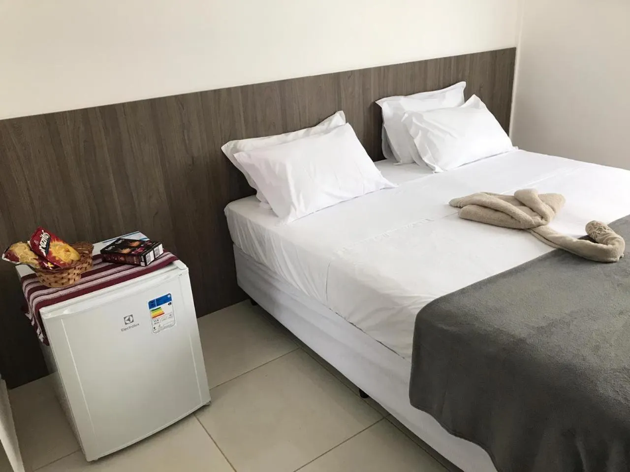 Decorative detail, Bed in Pousada Aratu