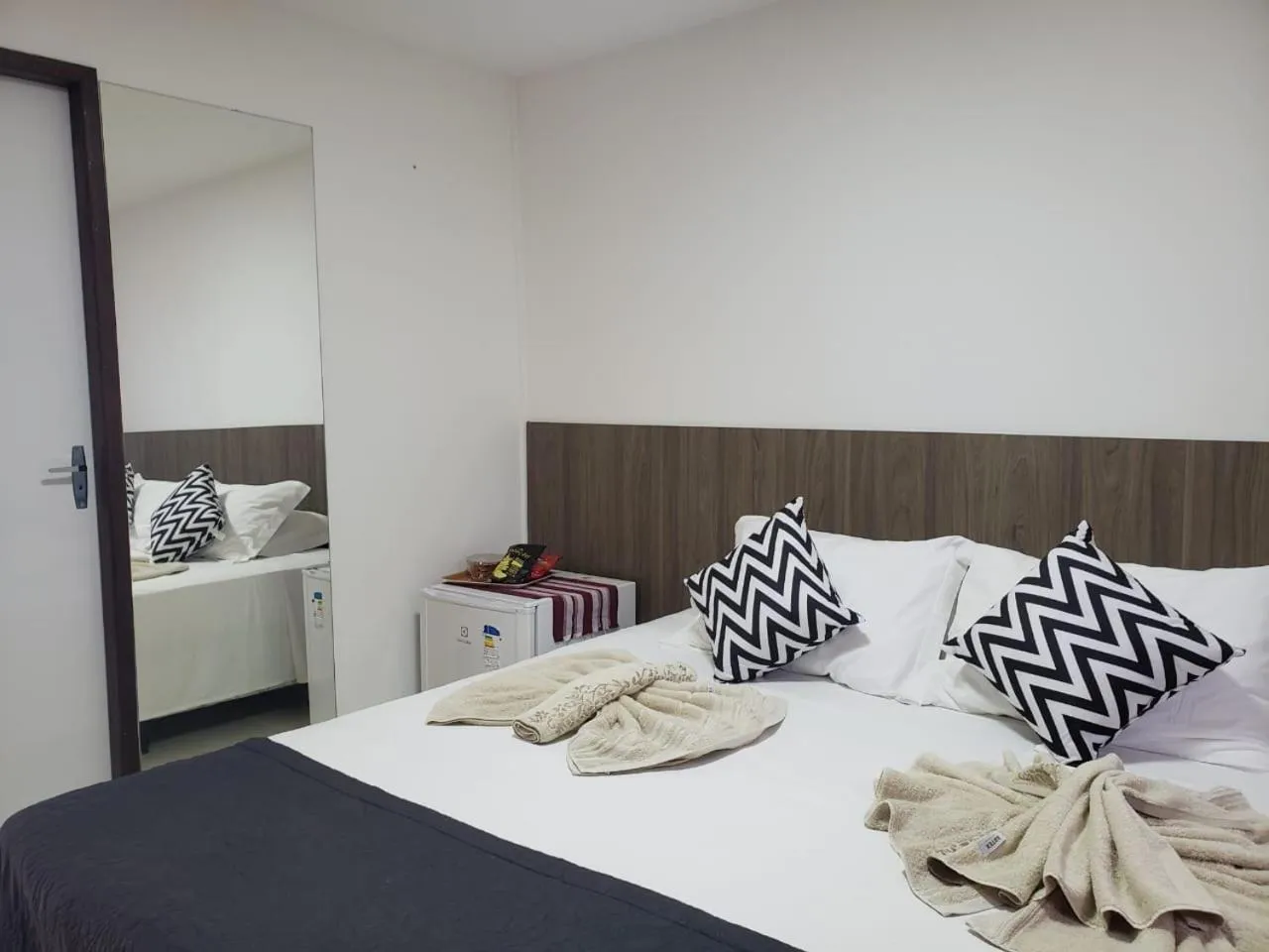 Bed in Pousada Aratu