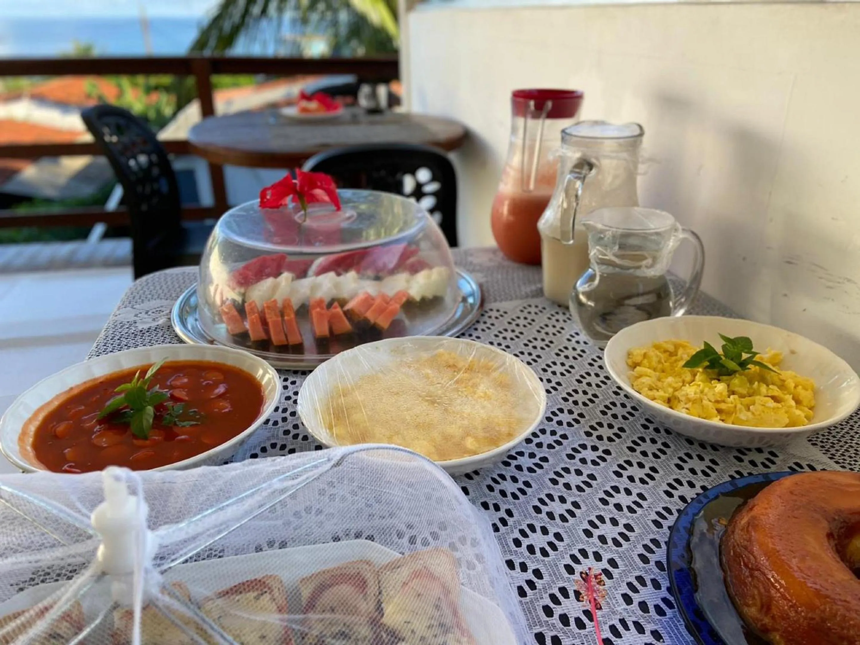 Breakfast in Pousada Aratu