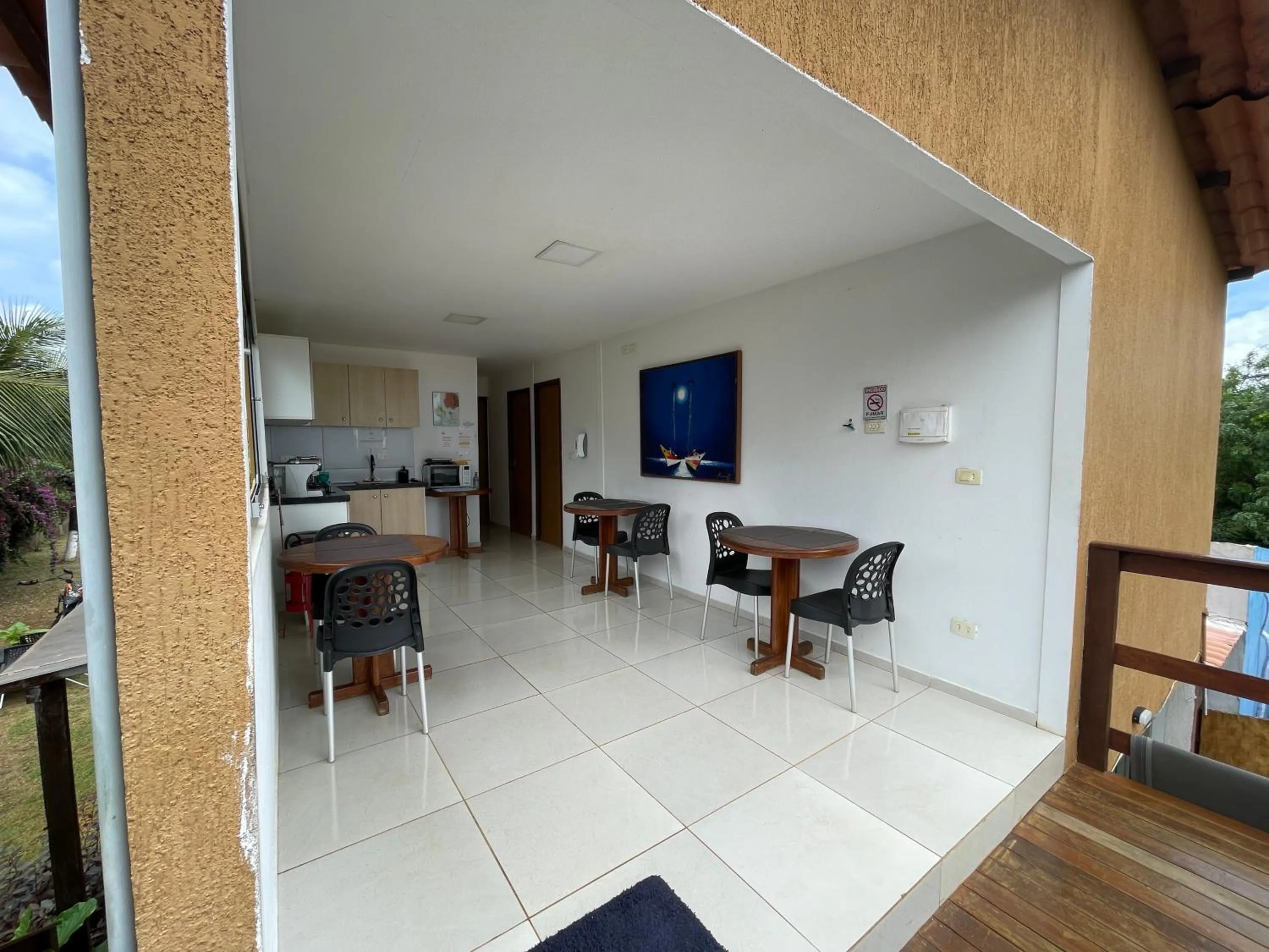 Dining area in Pousada Aratu