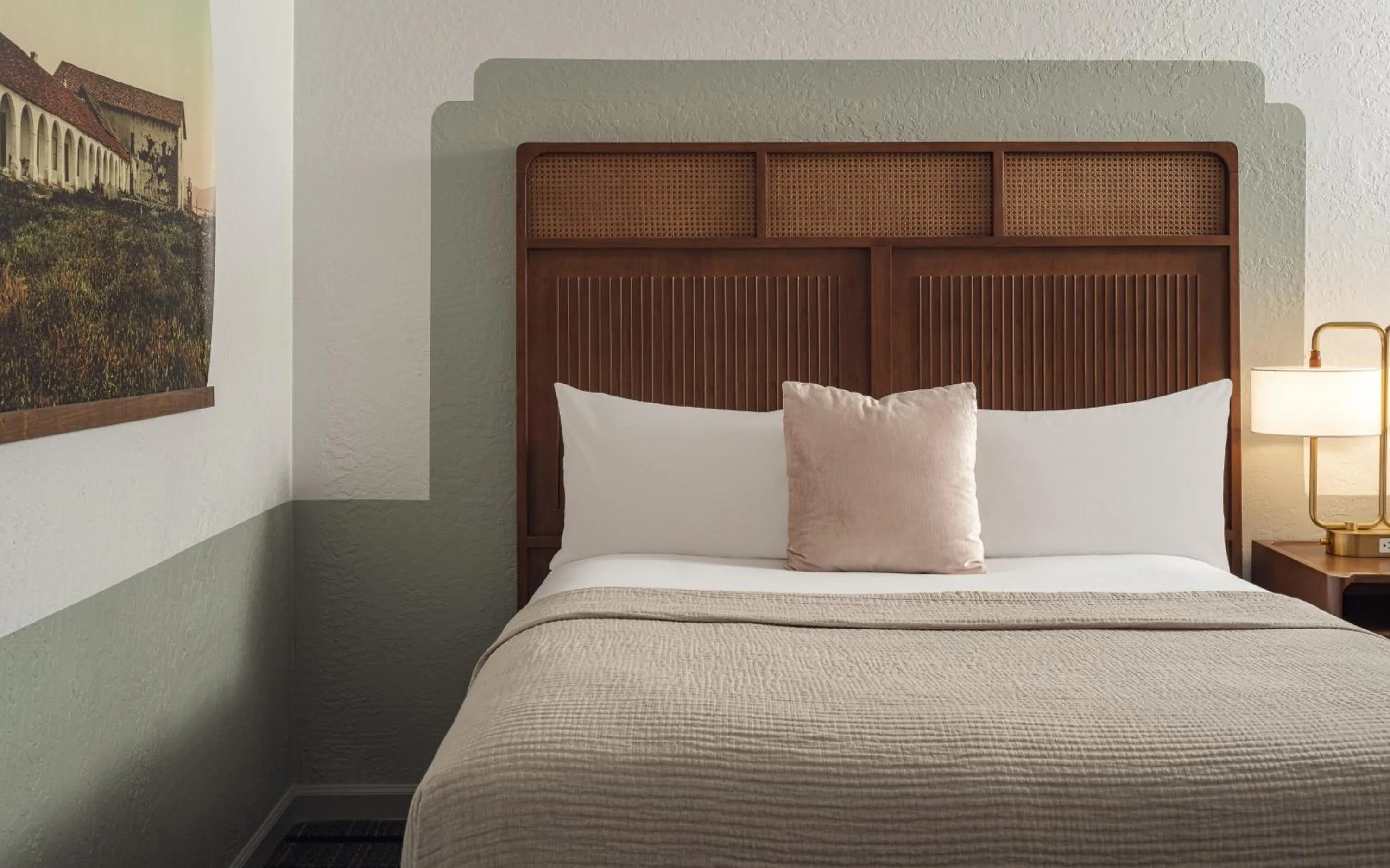 Bed in The Scott Resort & Spa