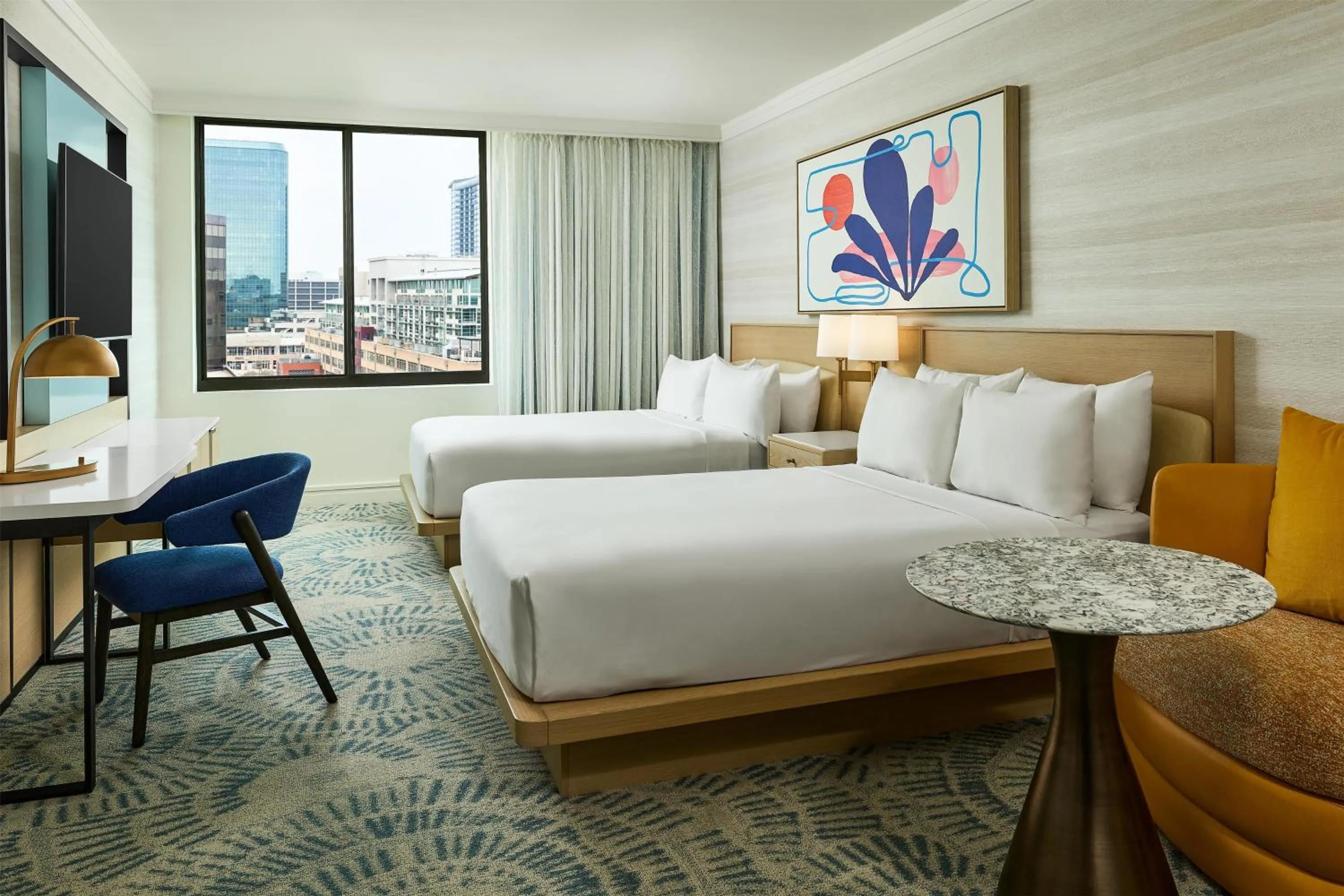 Bed in The Highland Dallas, Curio Collection by Hilton