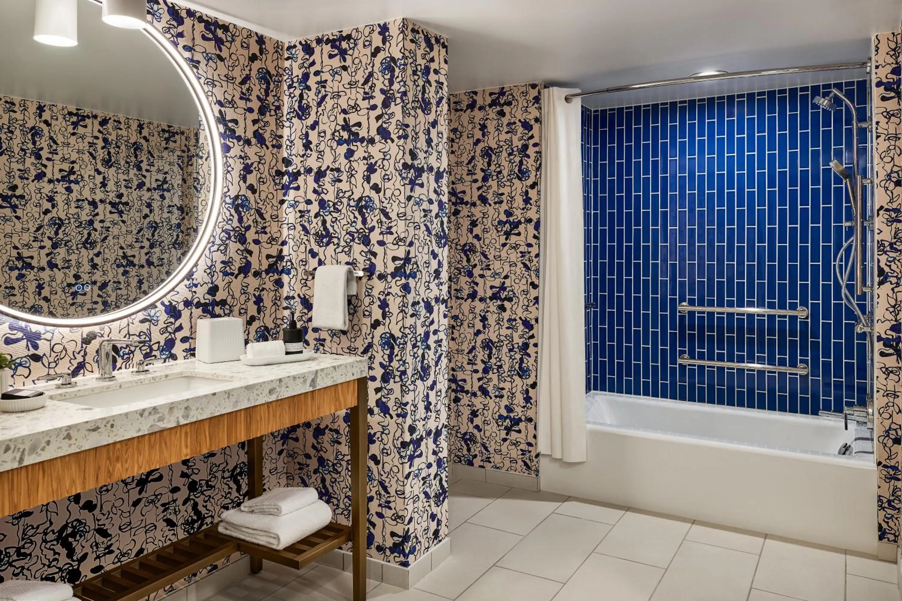 Bathroom in The Highland Dallas, Curio Collection by Hilton