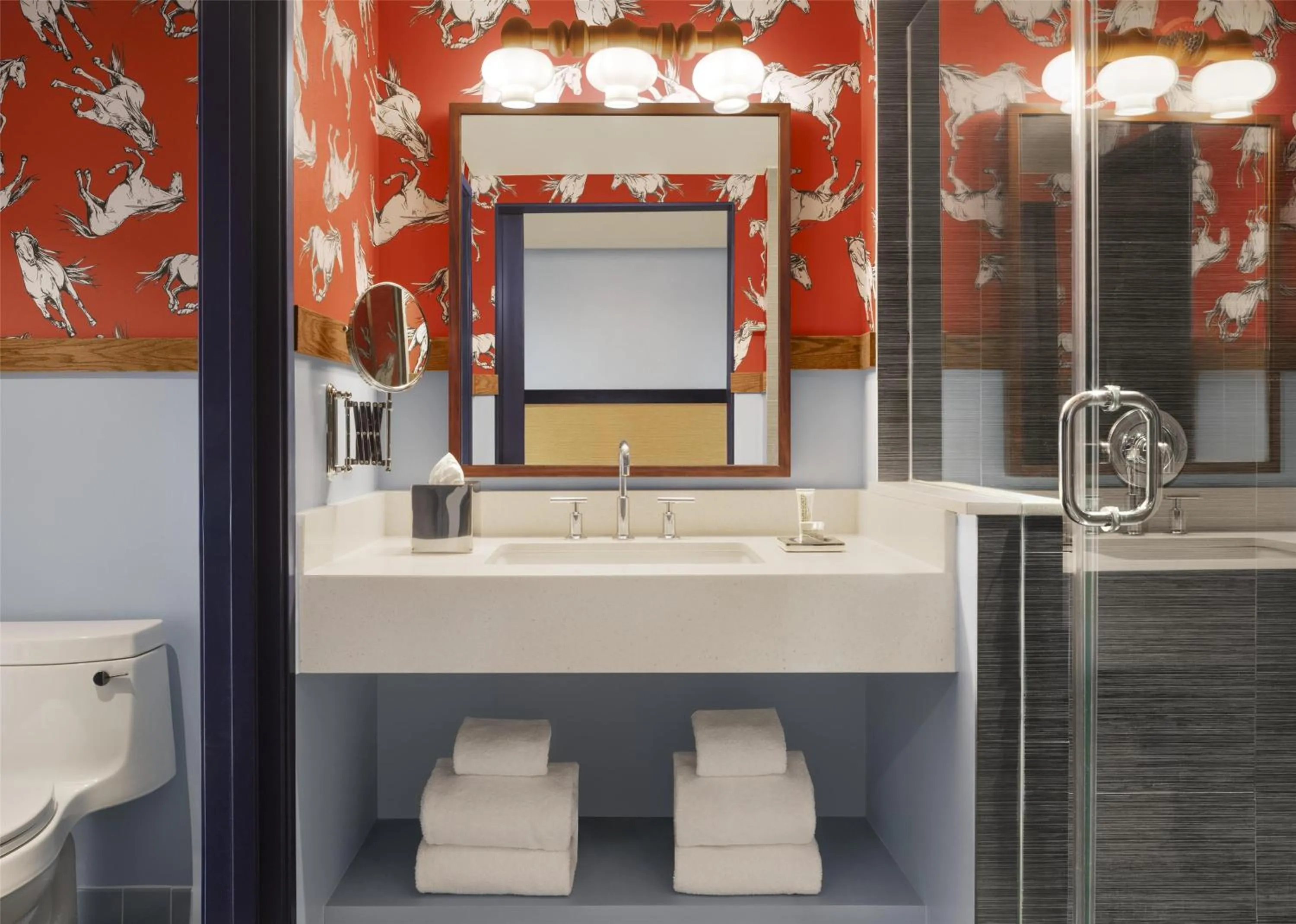 Bathroom in Graduate by Hilton Dallas