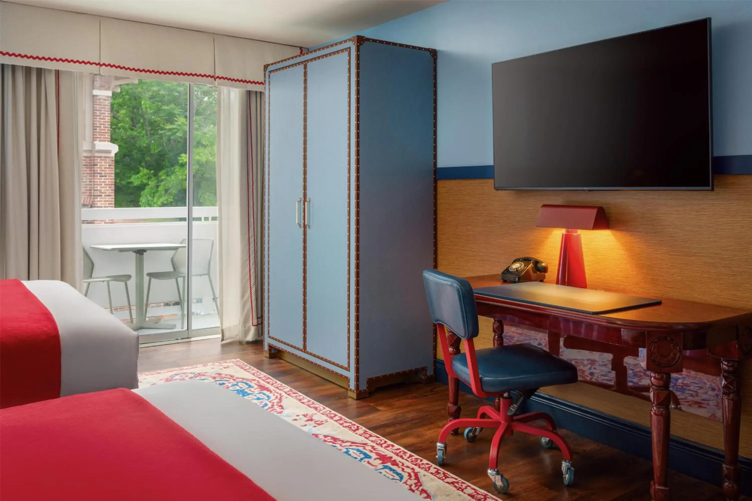 Graduate Queen Room with Two Queen Beds and Balcony in Graduate by Hilton Dallas Graduate Queen Room with Two Queen Beds and Balcony in Graduate by Hilton Dallas