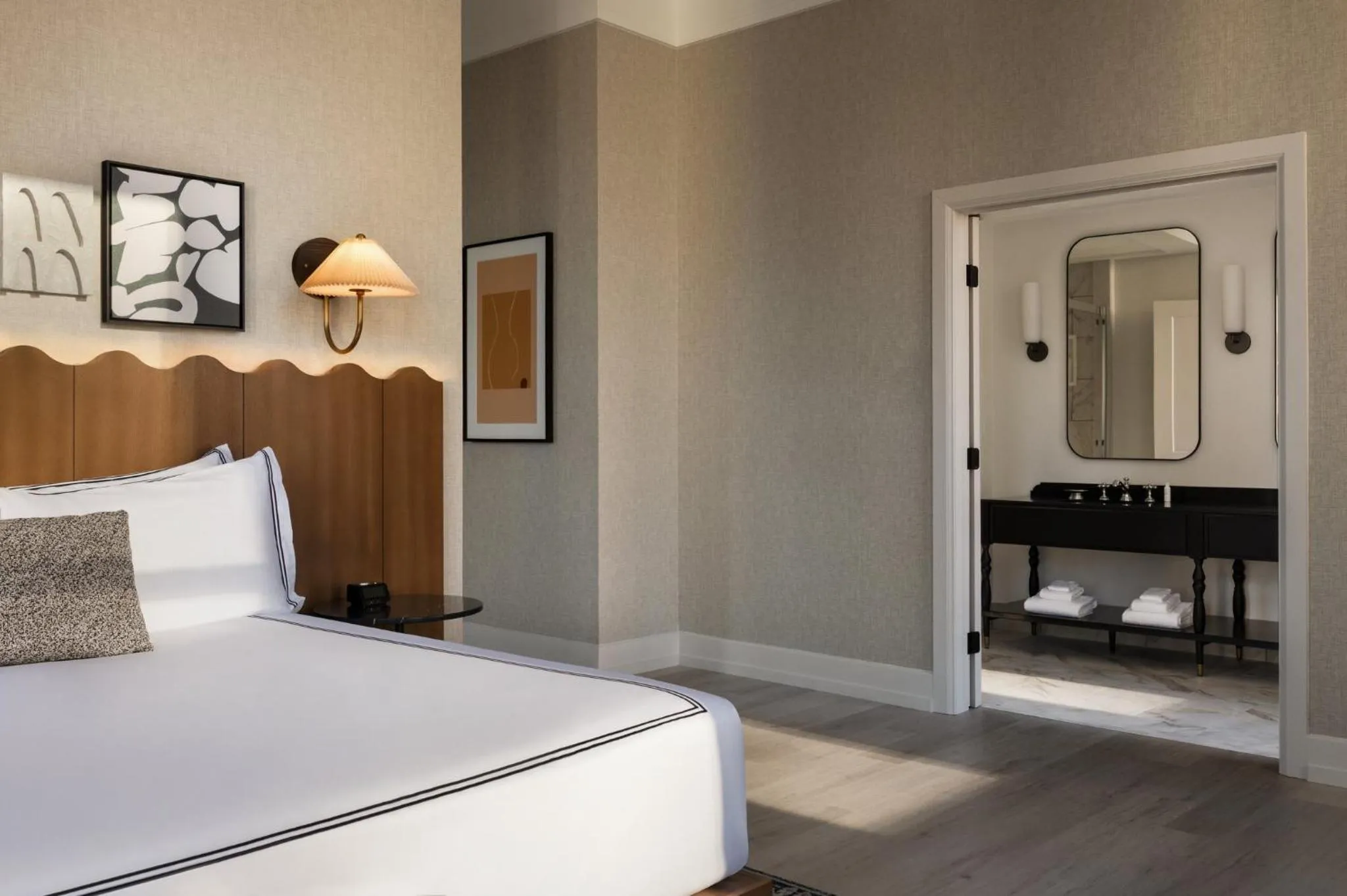 Photo of the whole room, Bed in Kimpton Hotel Monaco Baltimore Inner Harbor by IHG