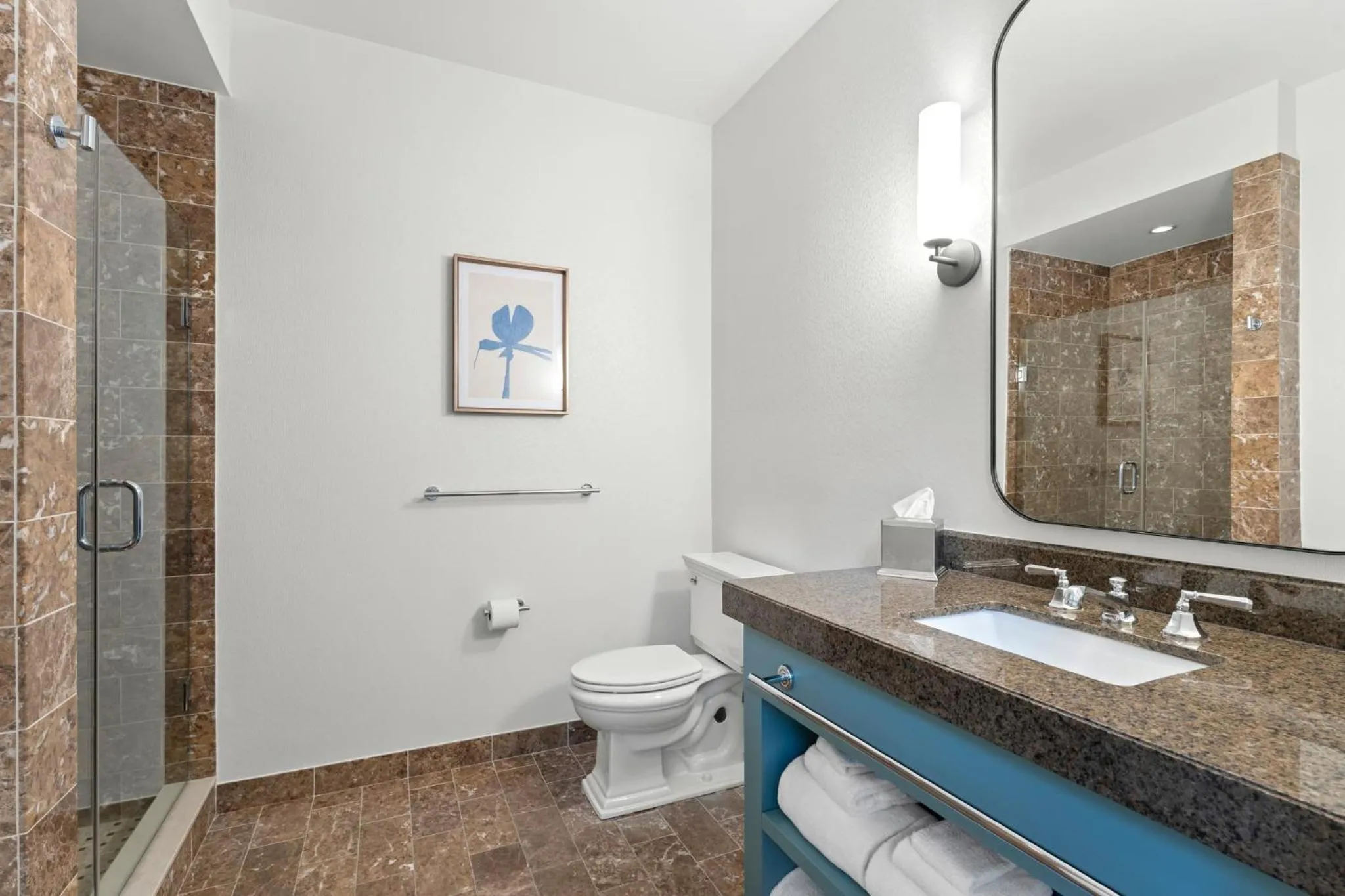 Bathroom in Kimpton Hotel Monaco Baltimore Inner Harbor by IHG