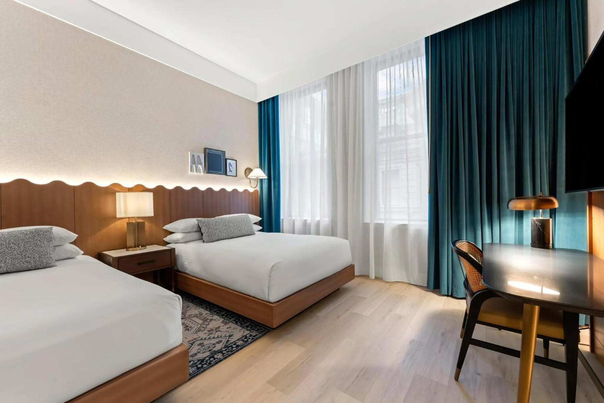 Photo of the whole room, Bed in Kimpton Hotel Monaco Baltimore Inner Harbor by IHG