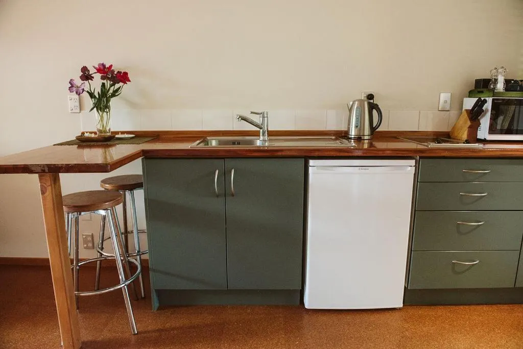 Kitchen or kitchenette in Bow Street Apartments & Cottage