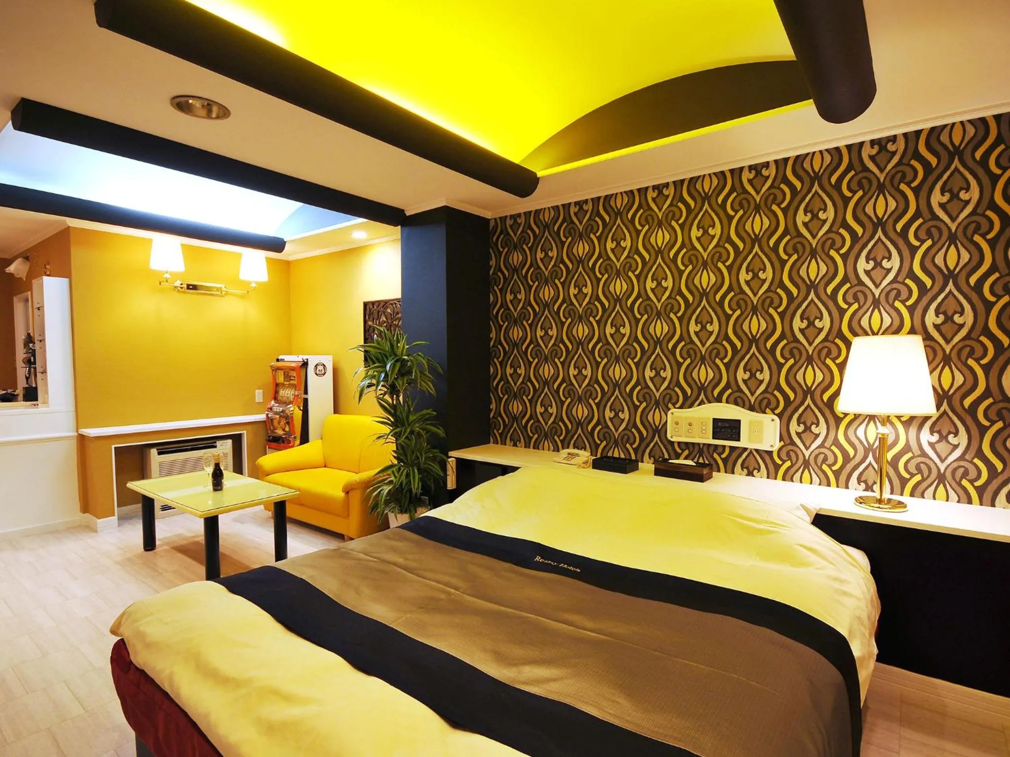 Photo of the whole room, Bed in Restay Tokushima Aine (Adult Only)