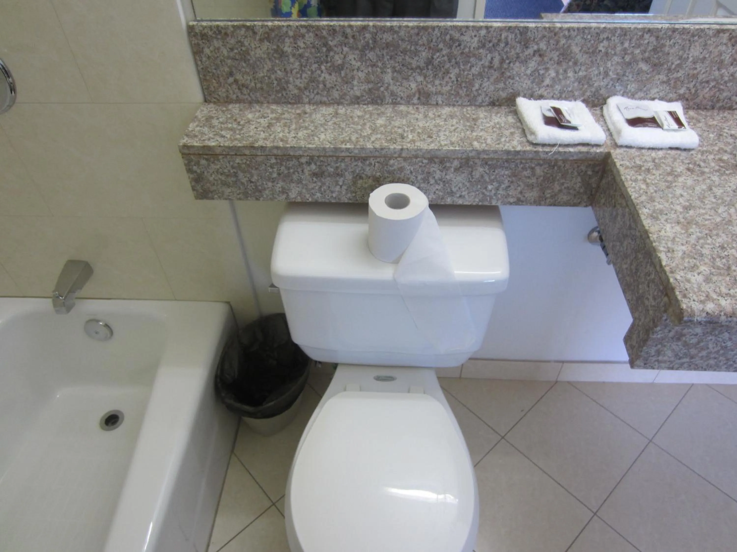 Toilet in Starlight Inn Van Nuys