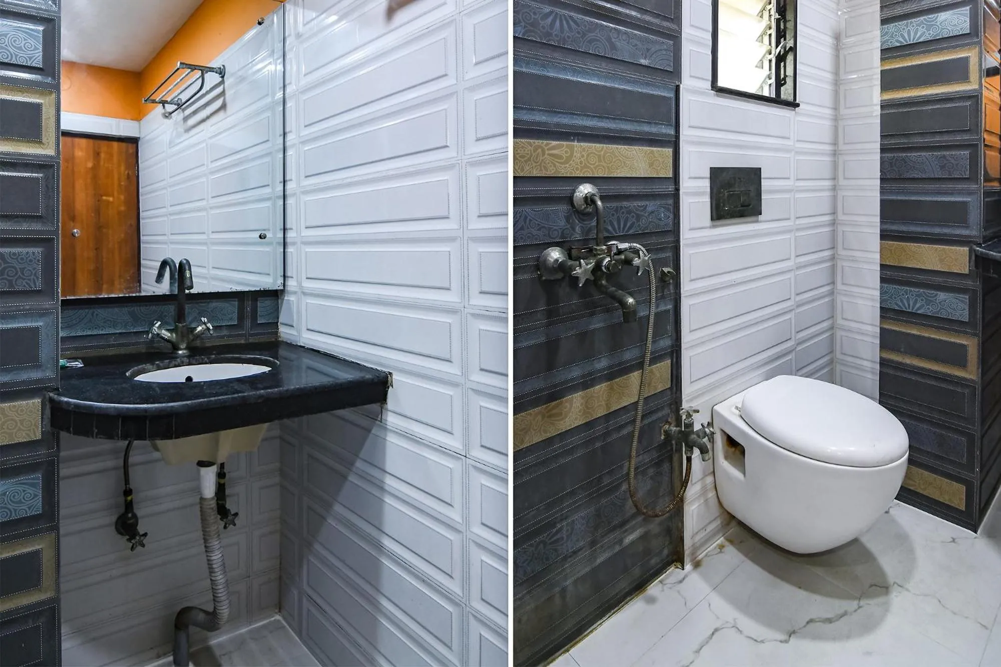 Bathroom in FabHotel Wild Orchid - 800m from Medica Superspecialty Hospital