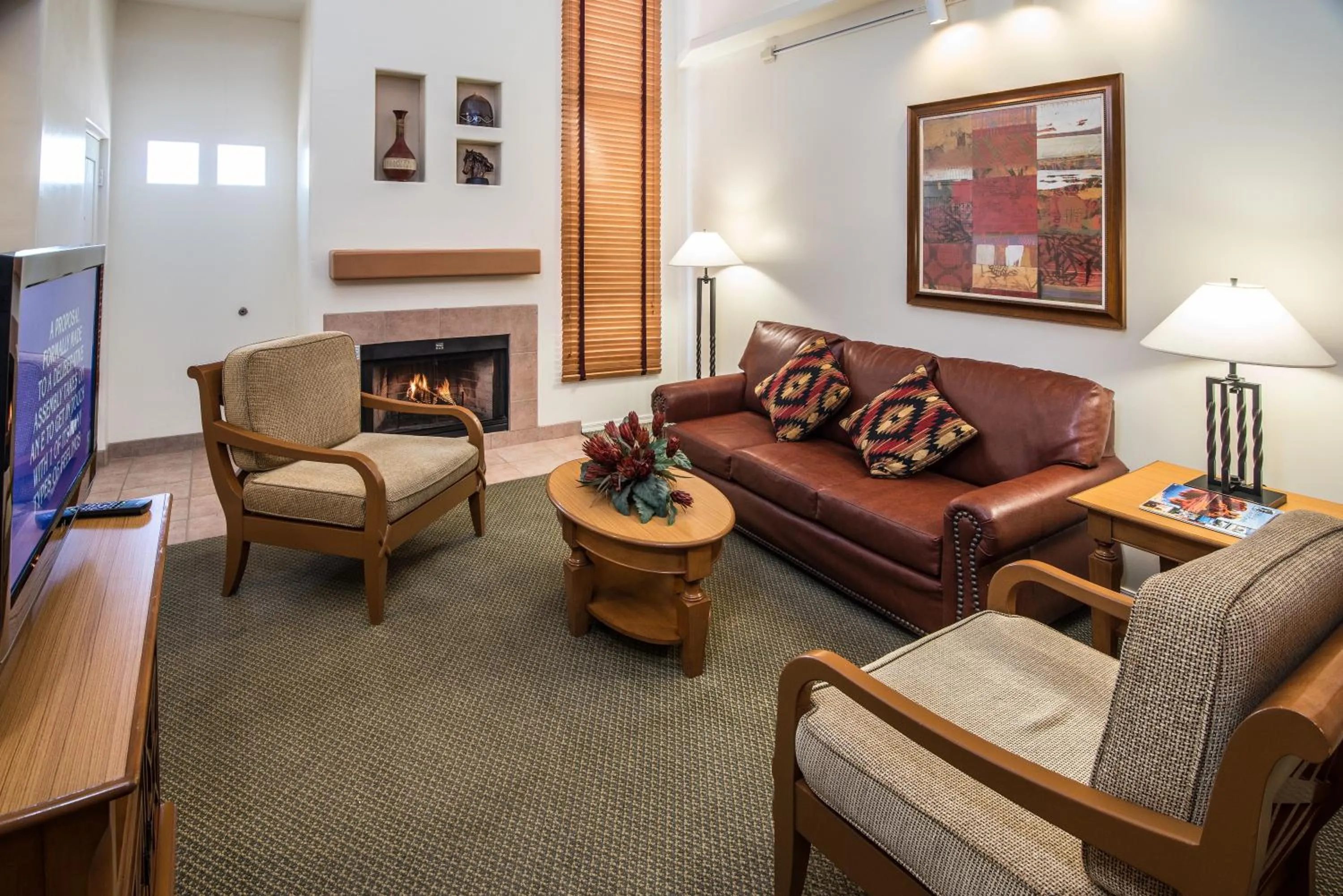 Living room in Villas of Cave Creek