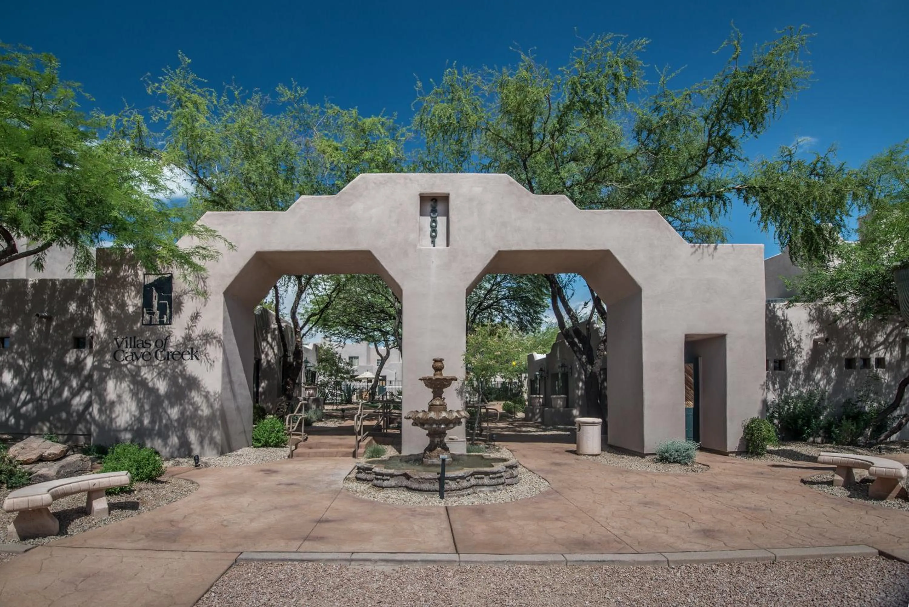 Facade/entrance in Villas of Cave Creek