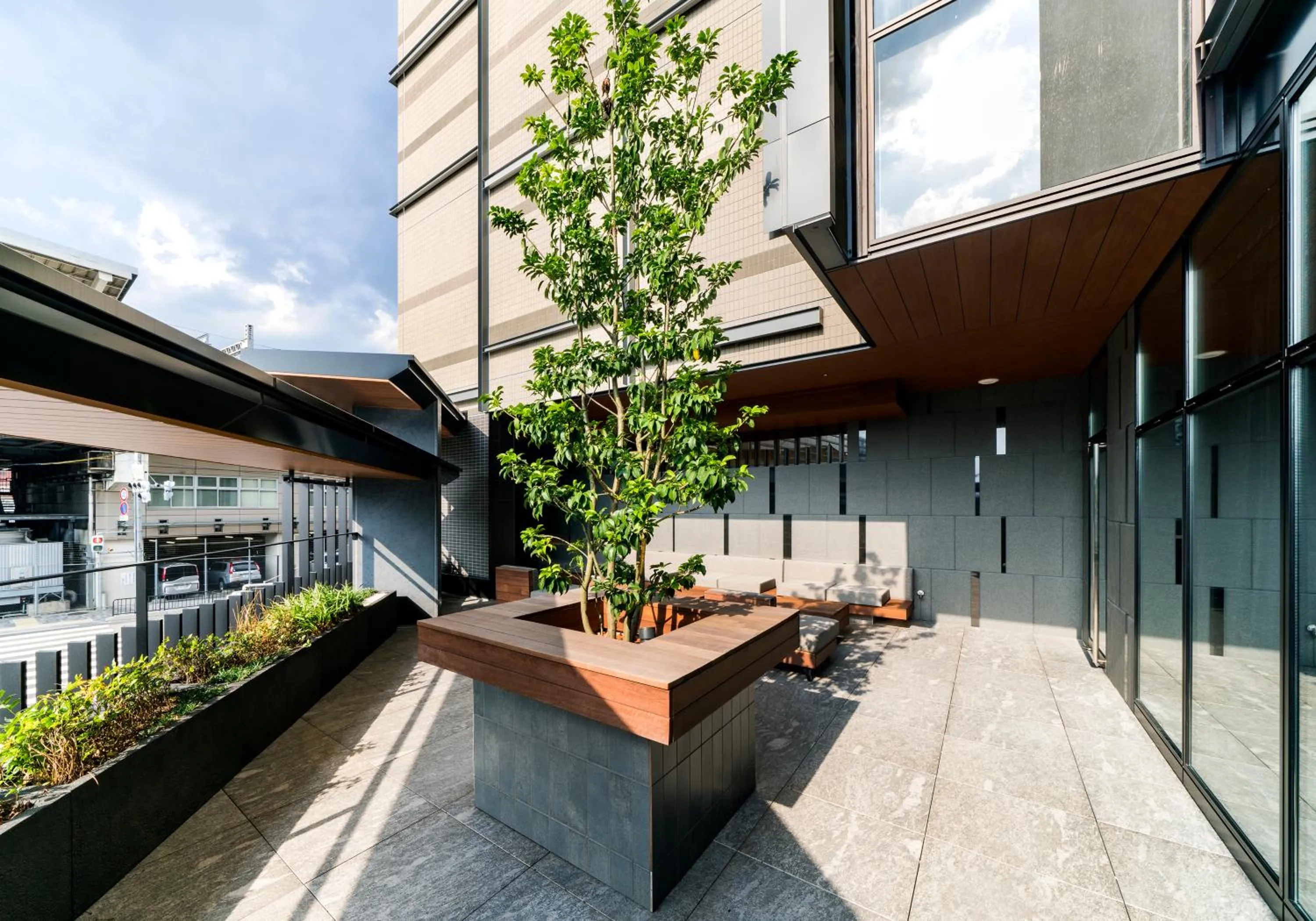 Balcony/Terrace in Daiwa Roynet Hotel Kyoto Terrace Hachijo PREMIER