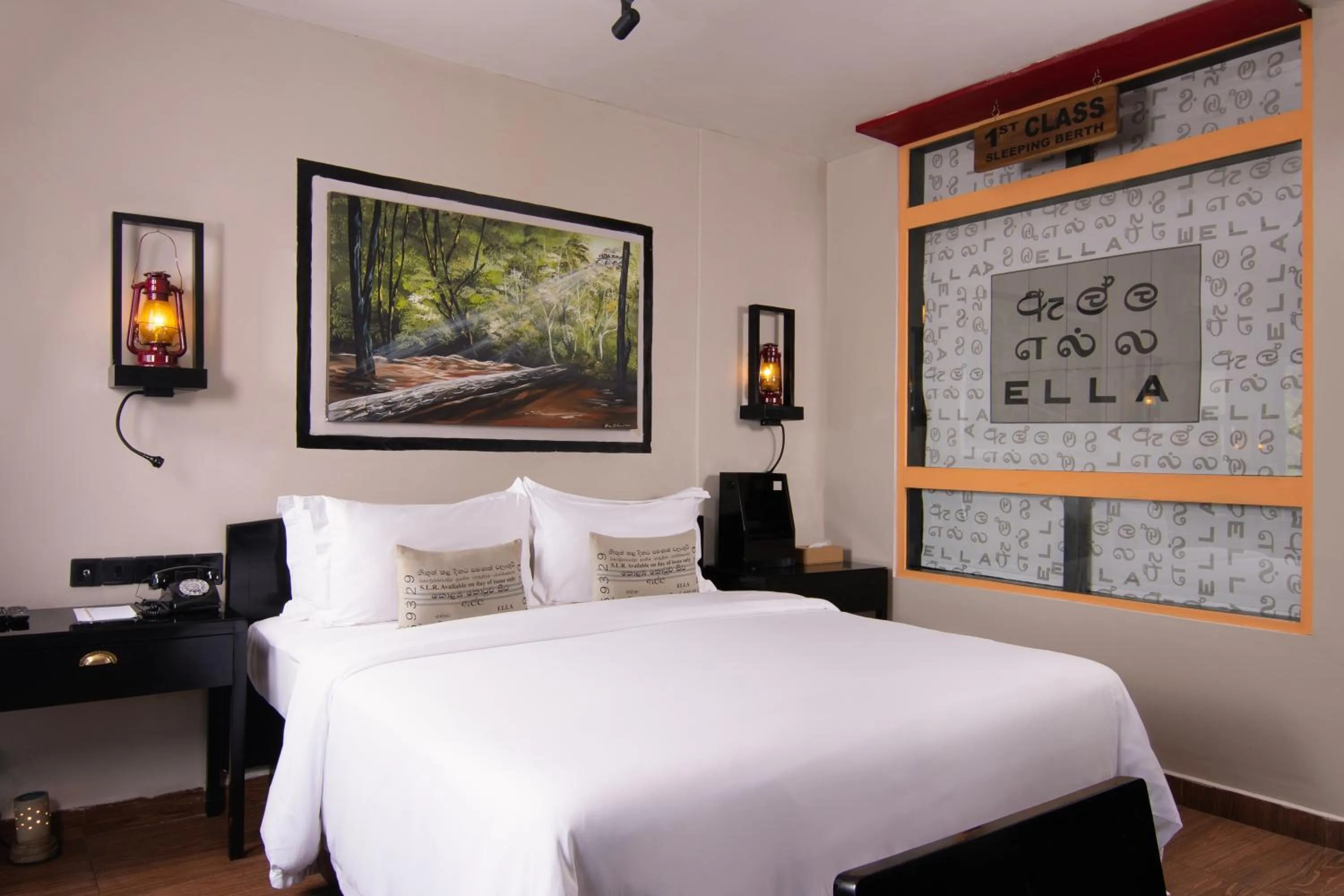 Bed in EKHO Ella - A Divine View of Ella Gap