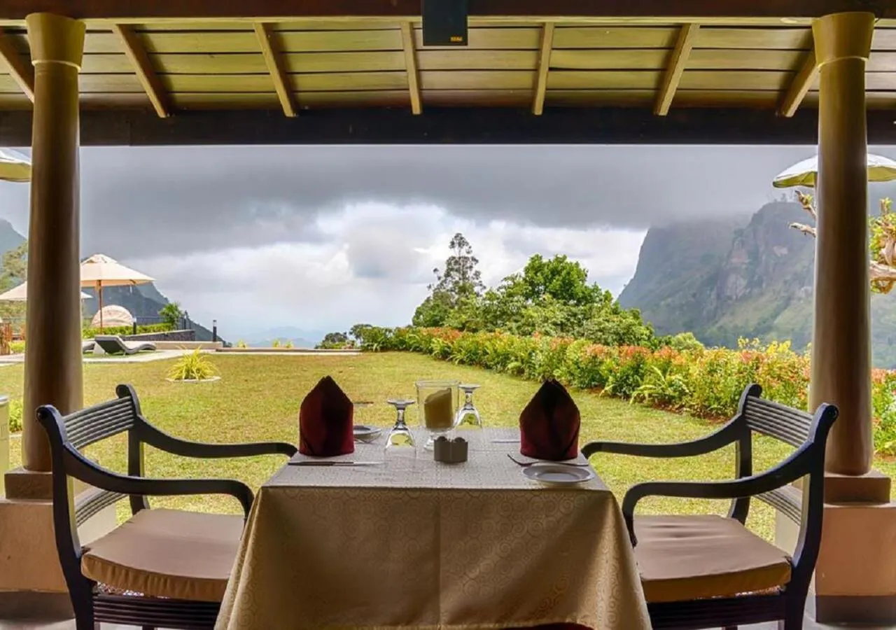 Patio in EKHO Ella - A Divine View of Ella Gap