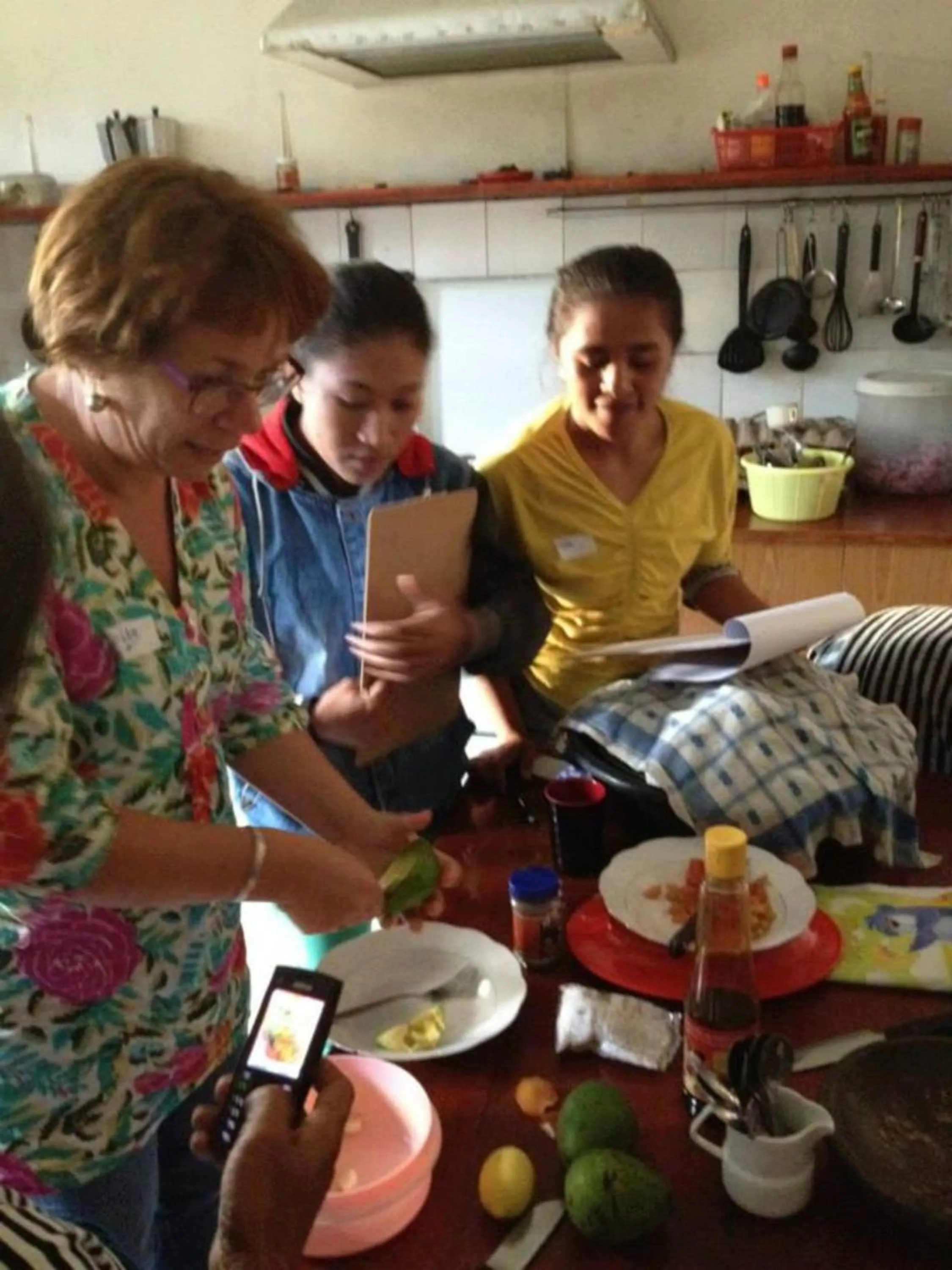 People in Via Le Grand