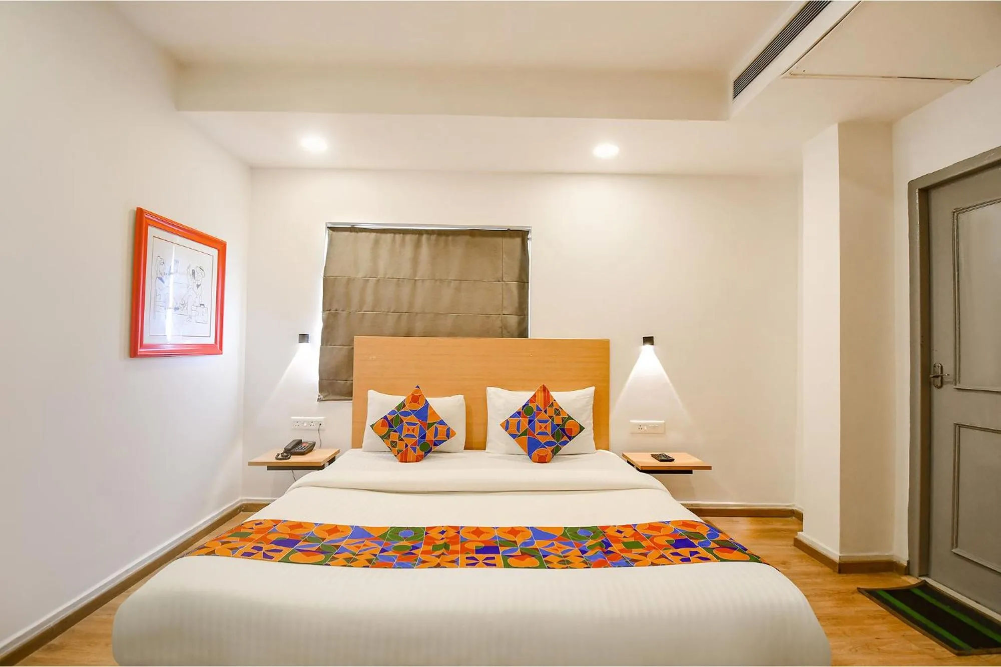 Bed in FabHotel Airport Green Arcade - near Kolkata Airport