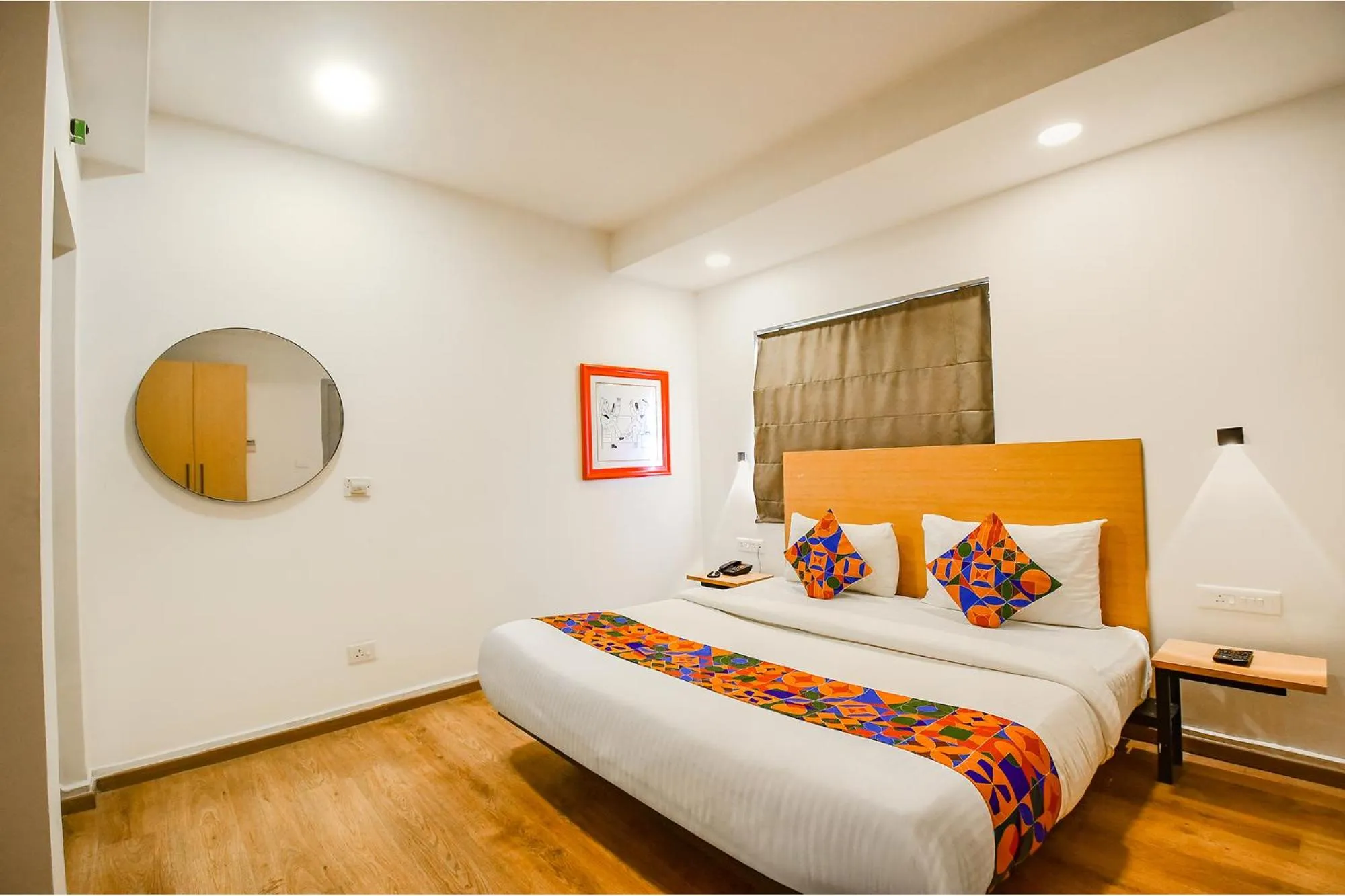 Bed in FabHotel Airport Green Arcade - near Kolkata Airport
