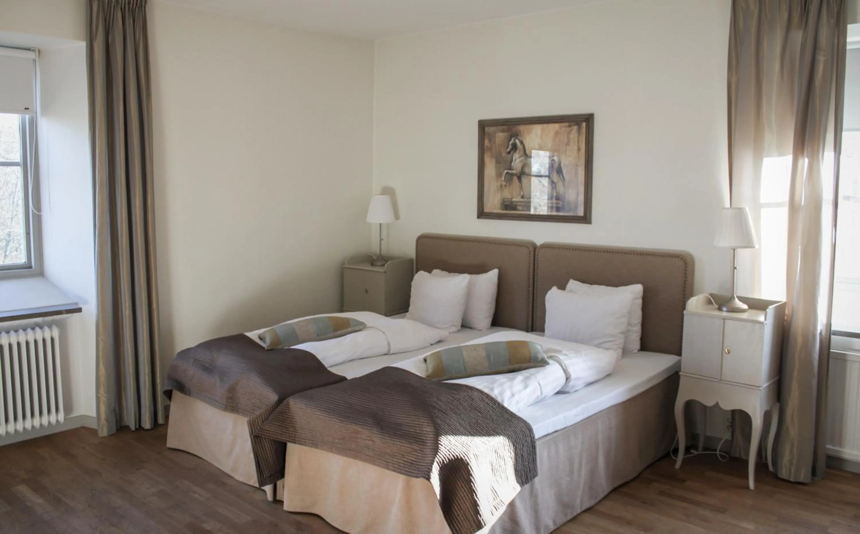 Bed in Rosersbergs Slottshotell