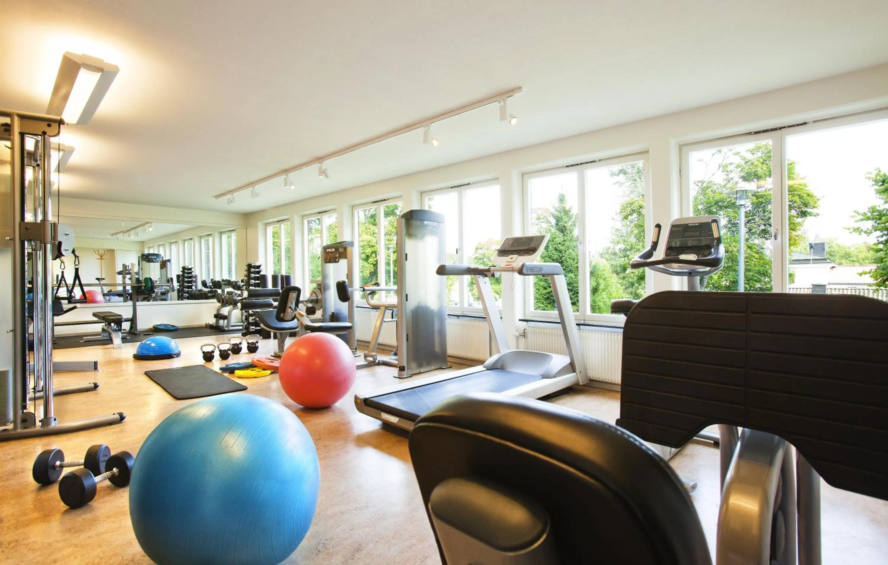 Fitness centre/facilities in Rosersbergs Slottshotell