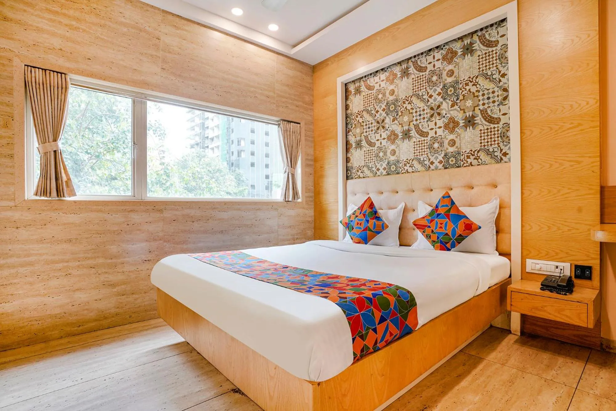 Bed in FabHotel Neelkamal - Chembur