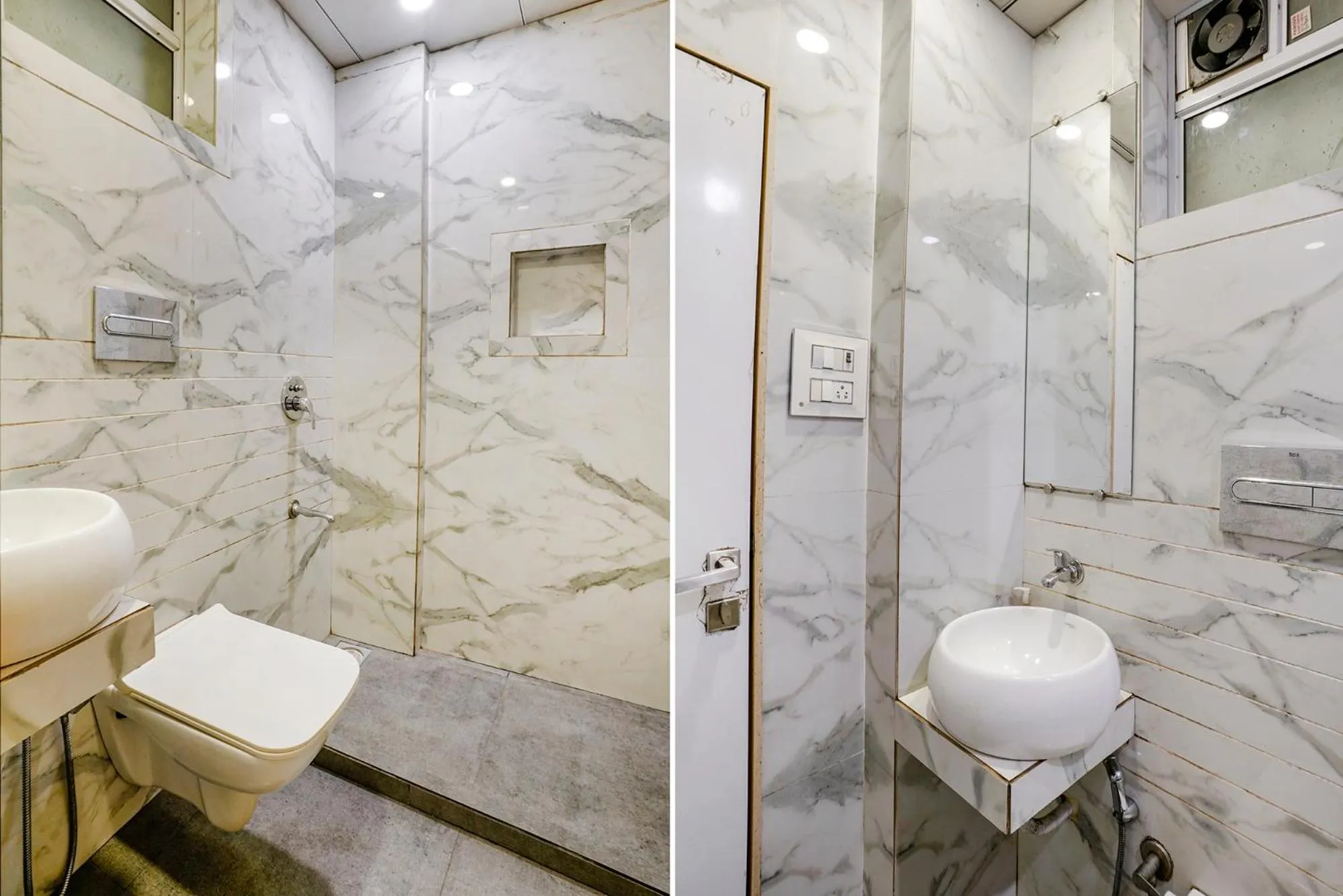 Bathroom in FabHotel Neelkamal - Chembur