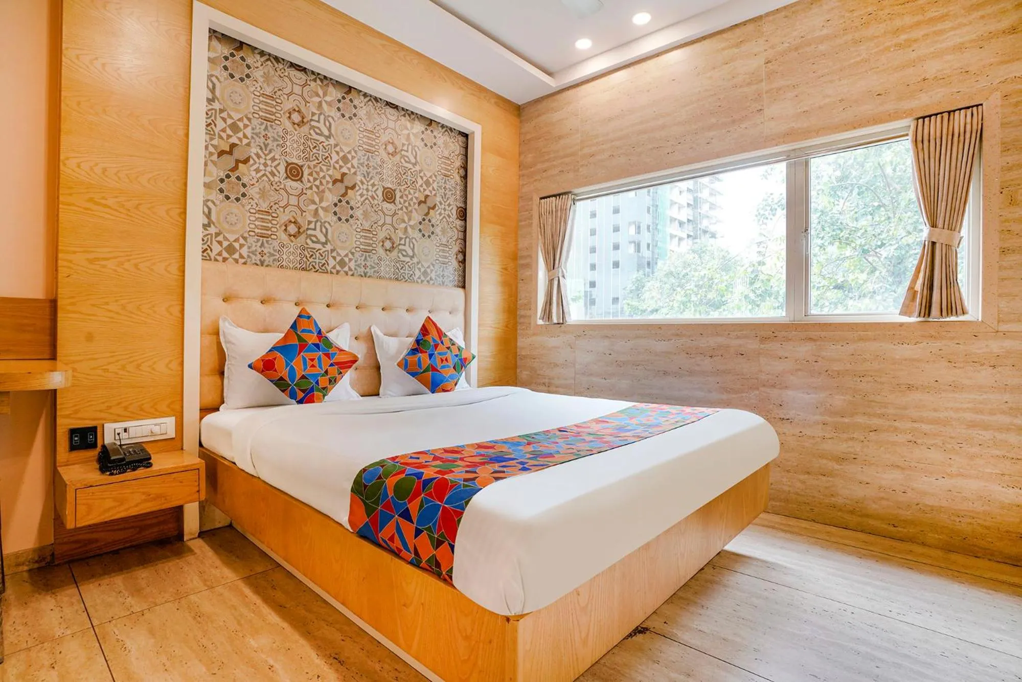 Bed in FabHotel Neelkamal - Chembur