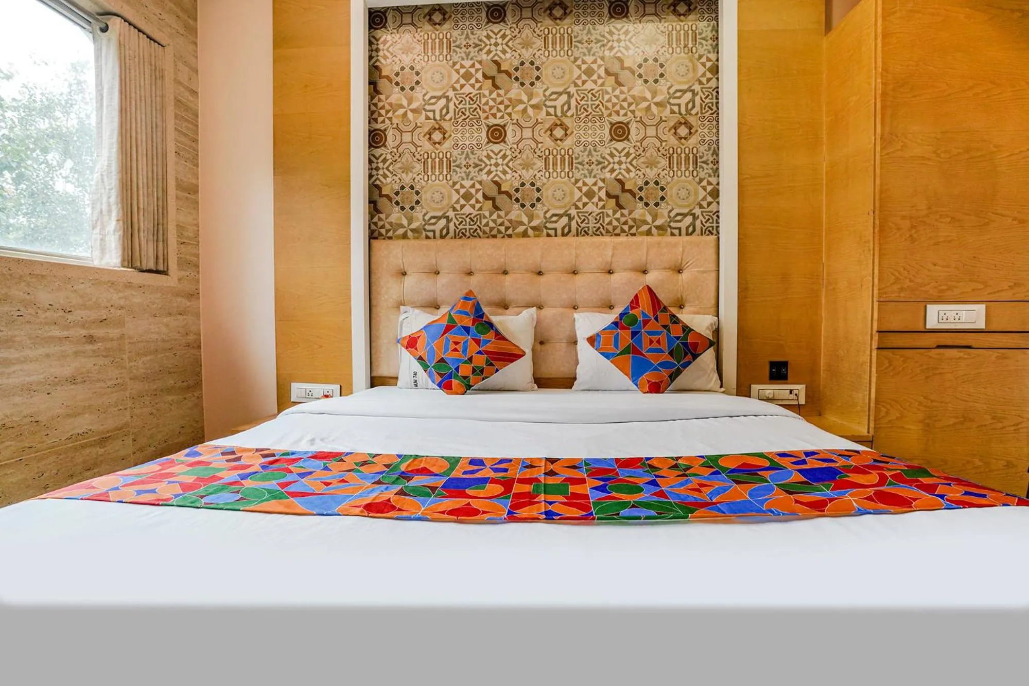 Bed in FabHotel Neelkamal - Chembur