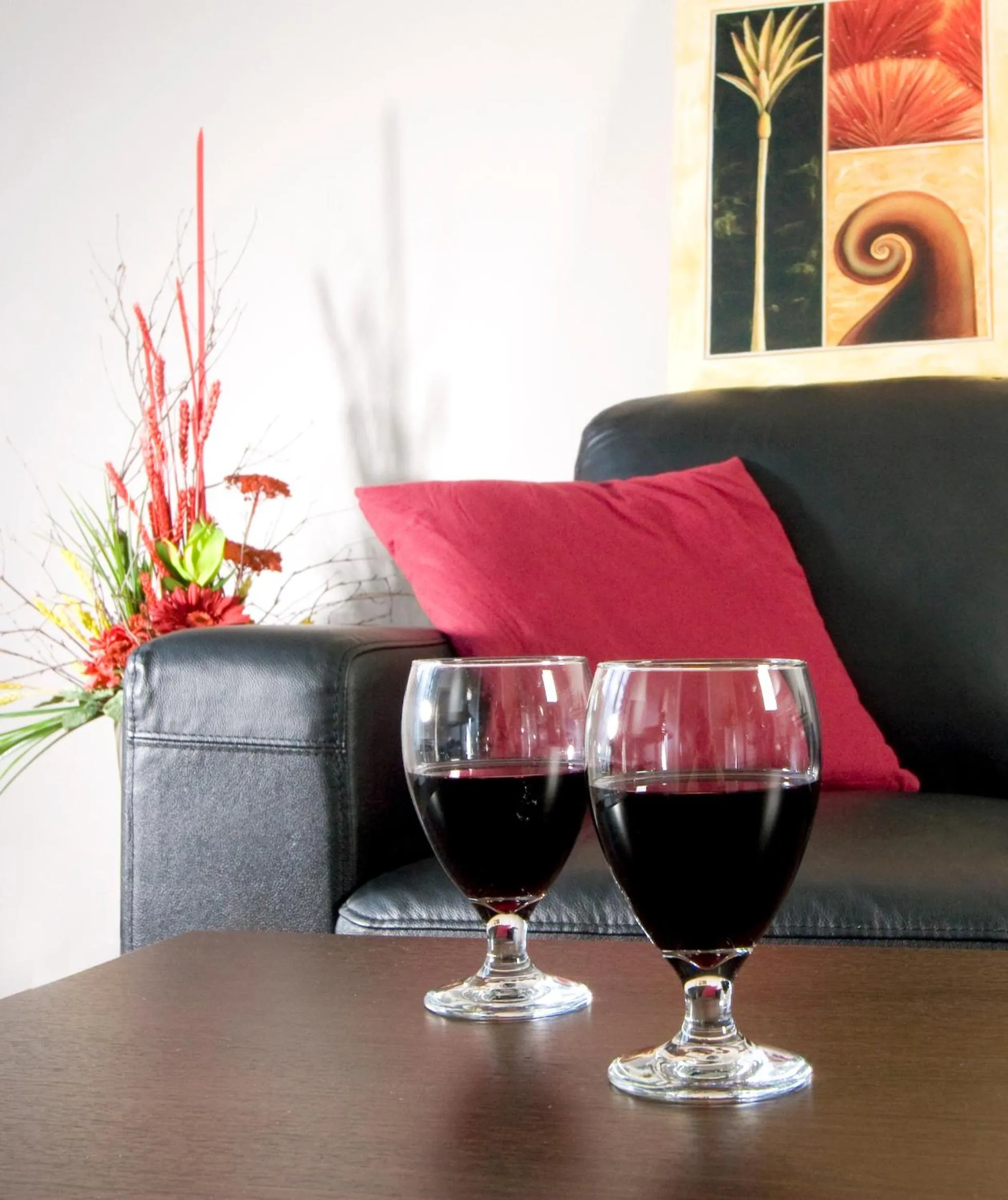 Living room in Quest On Ward Serviced Apartments