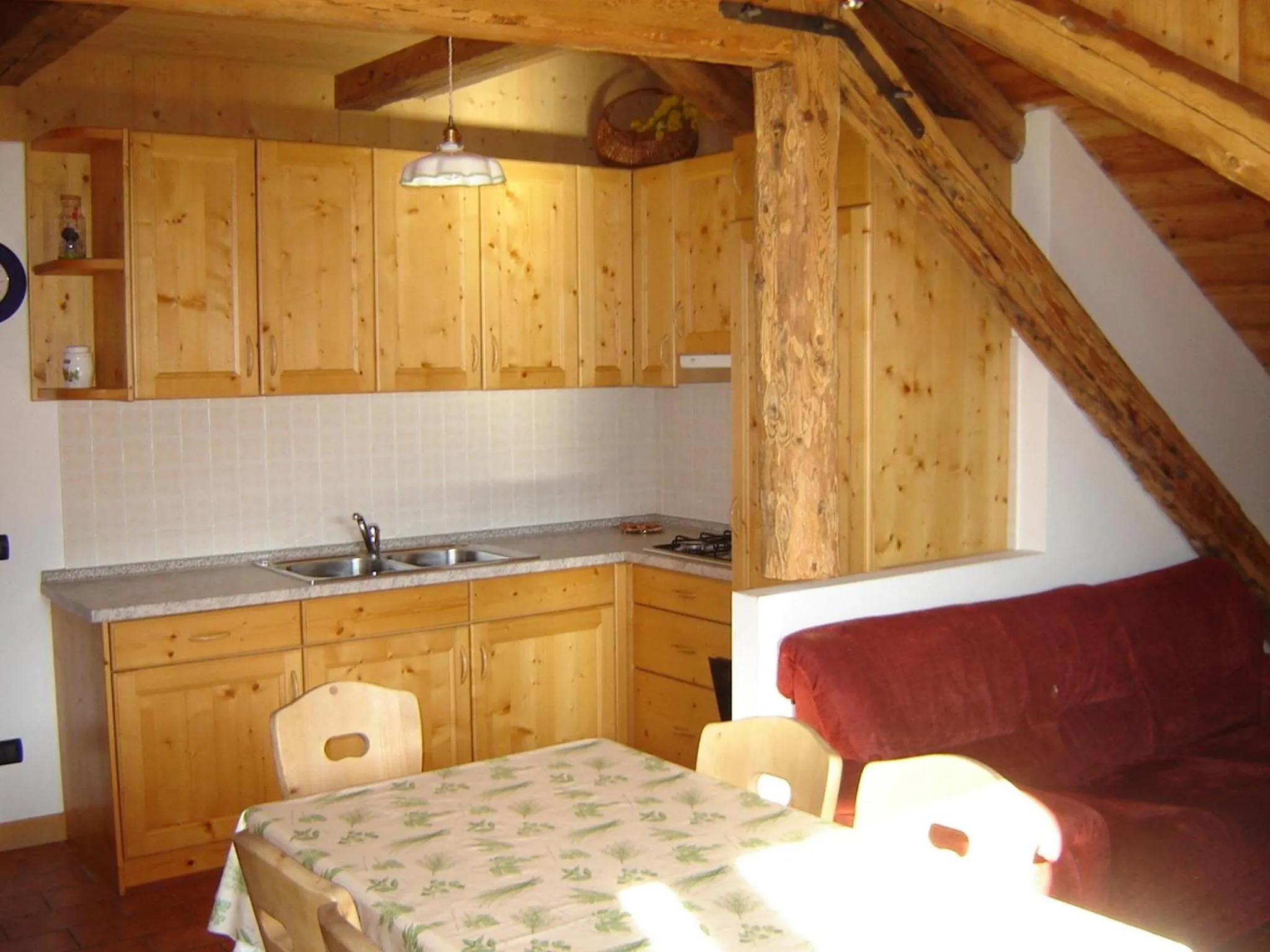 Kitchen or kitchenette, Bed in Residenza Domino