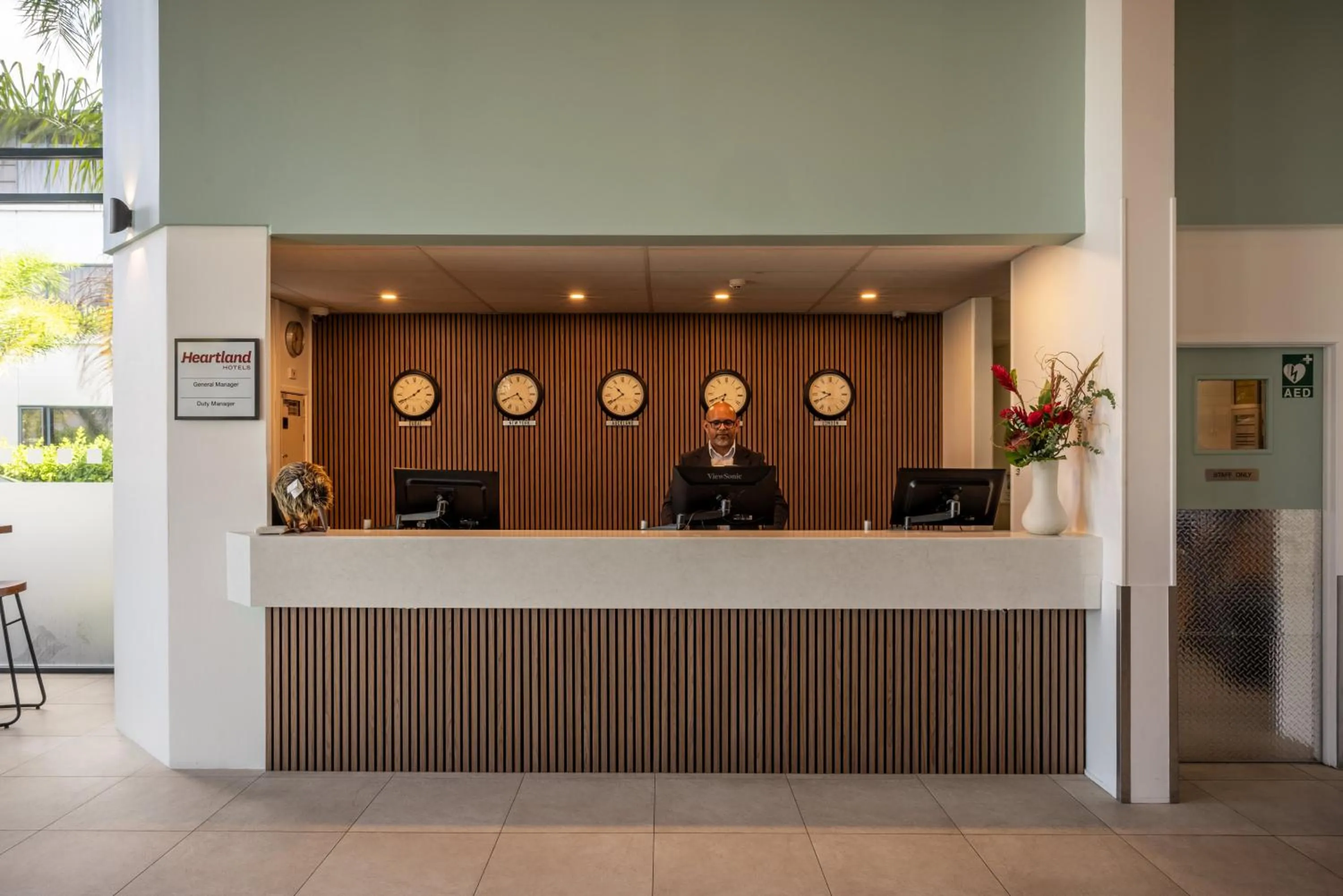 Lobby or reception in Heartland Hotel Auckland Airport