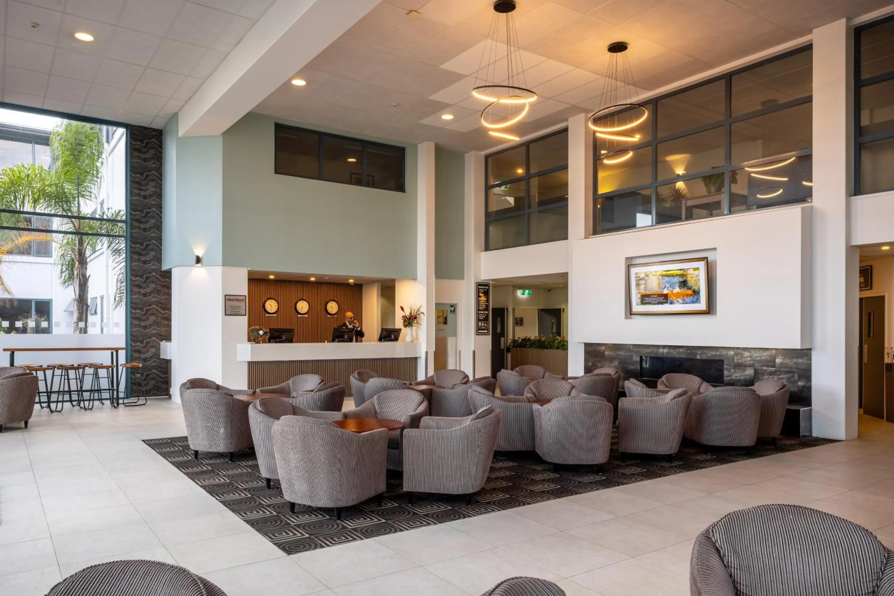 Lobby or reception in Heartland Hotel Auckland Airport