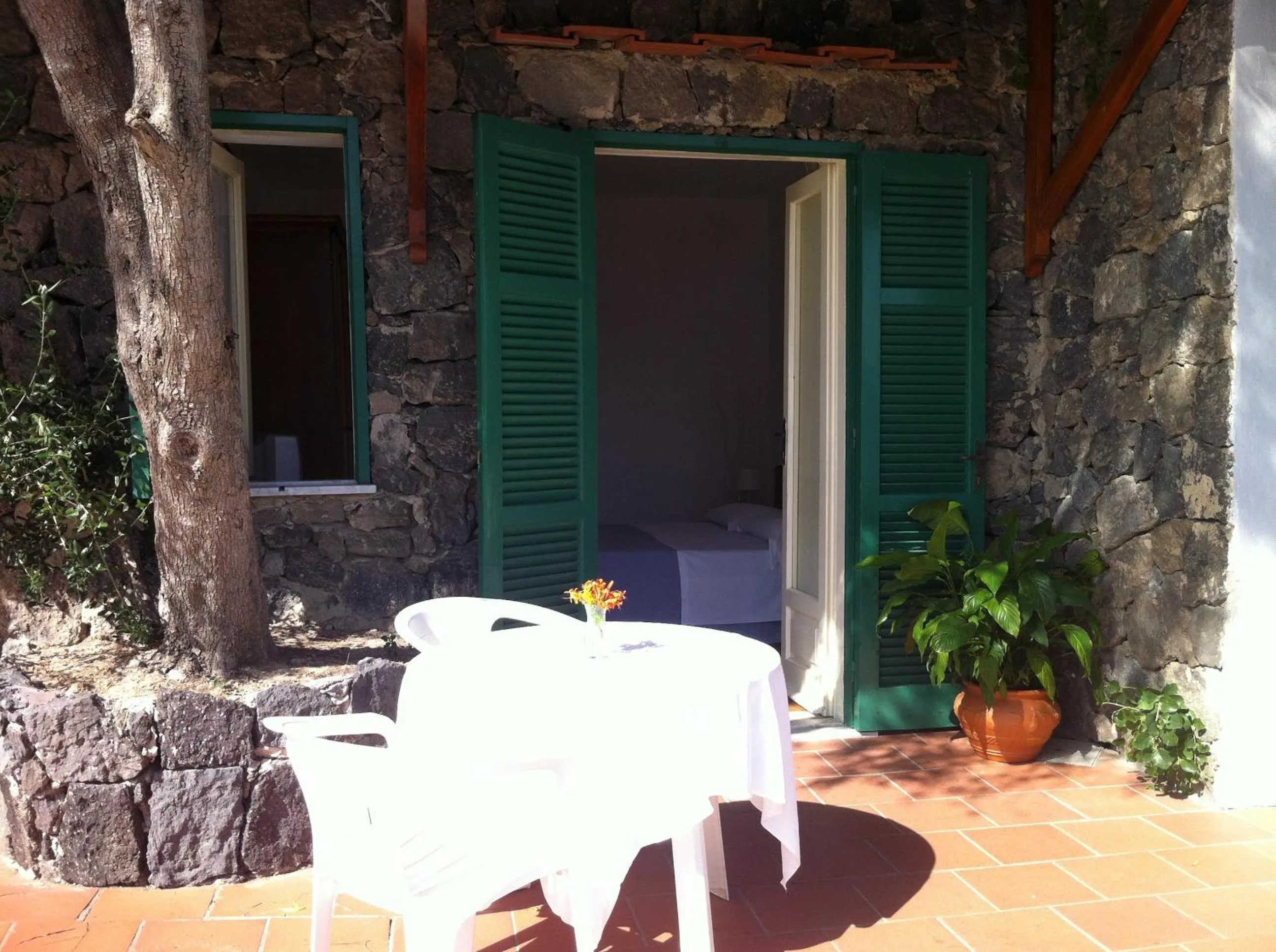 Patio in Hotel Villa Antonio