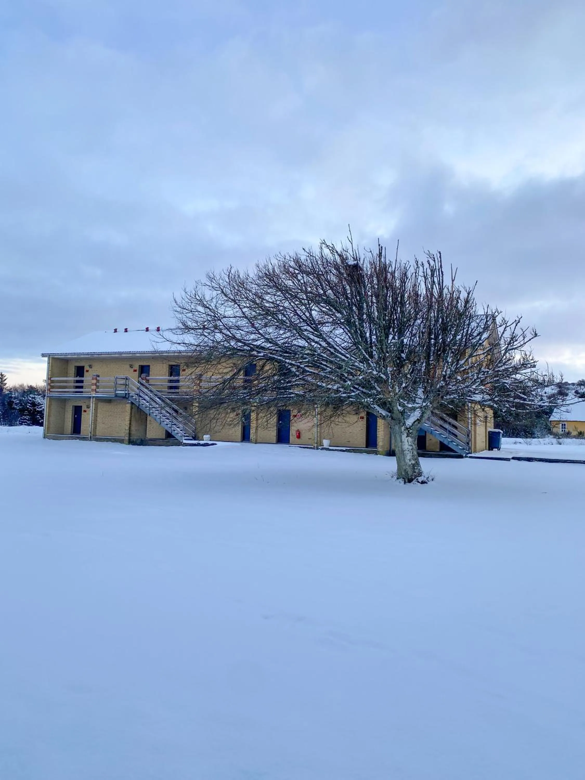 Winter in Strandhotel Klitrosen