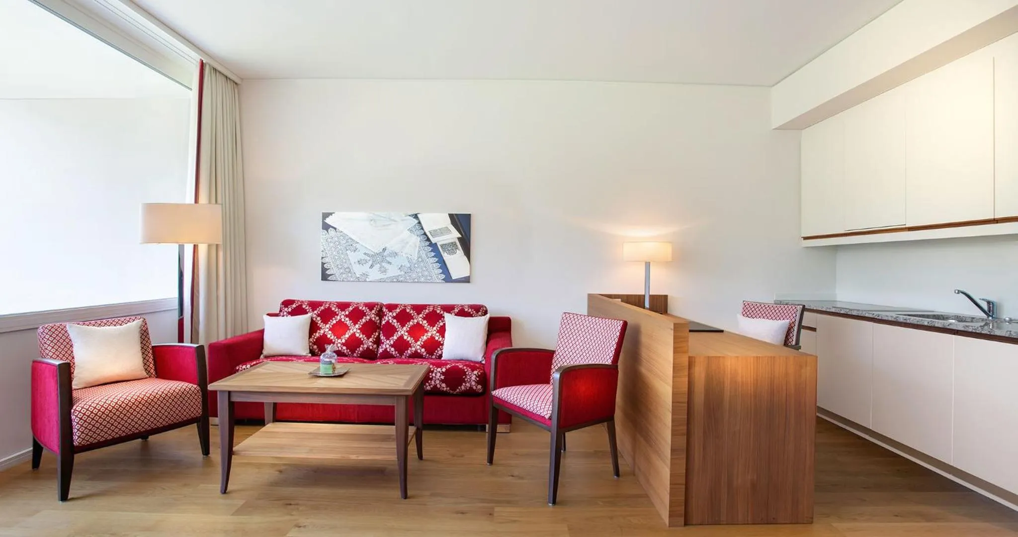 Seating area in Oberwaid - Das Hotel.