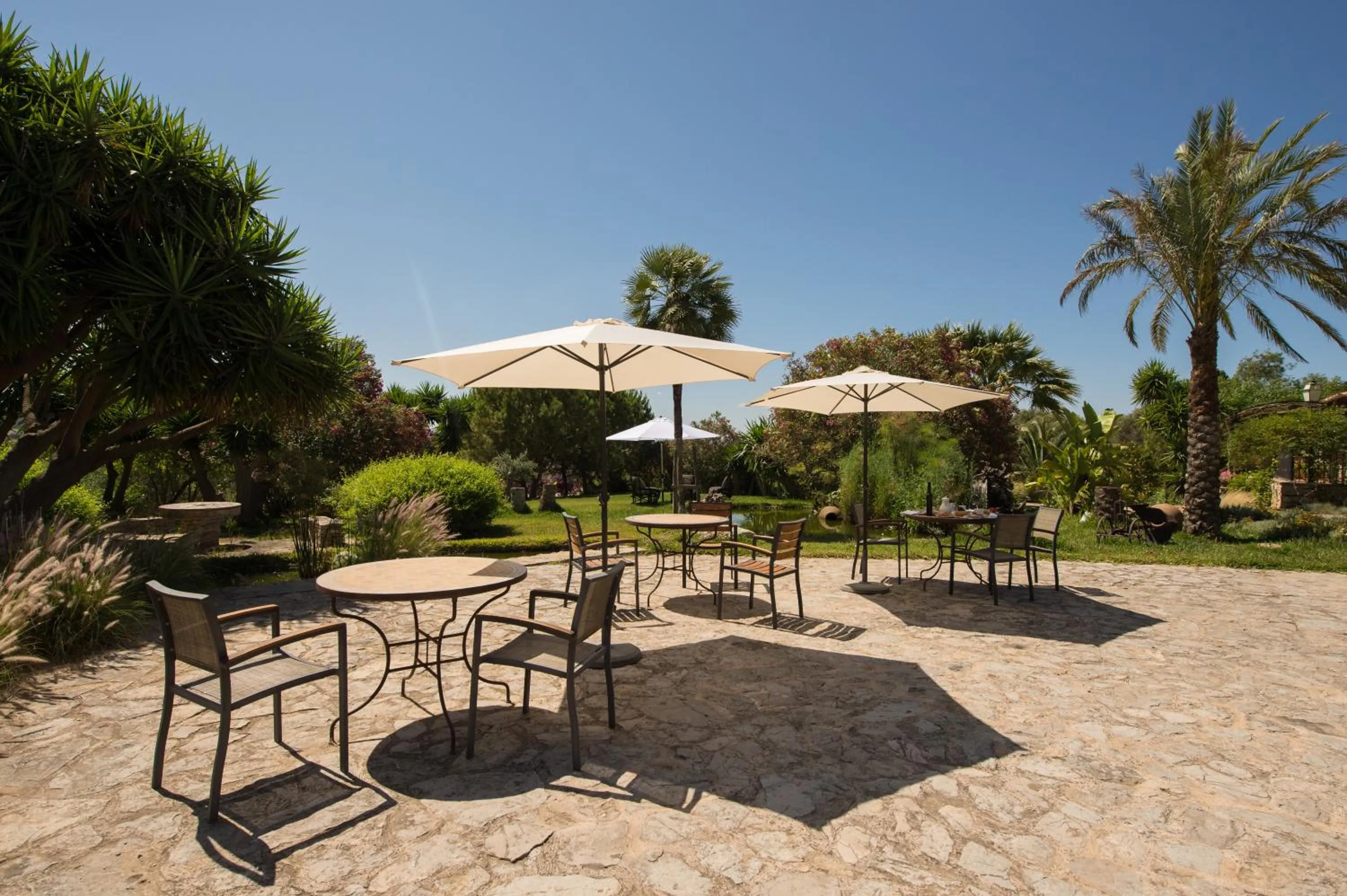 Patio in Agroturismo Can Feliu