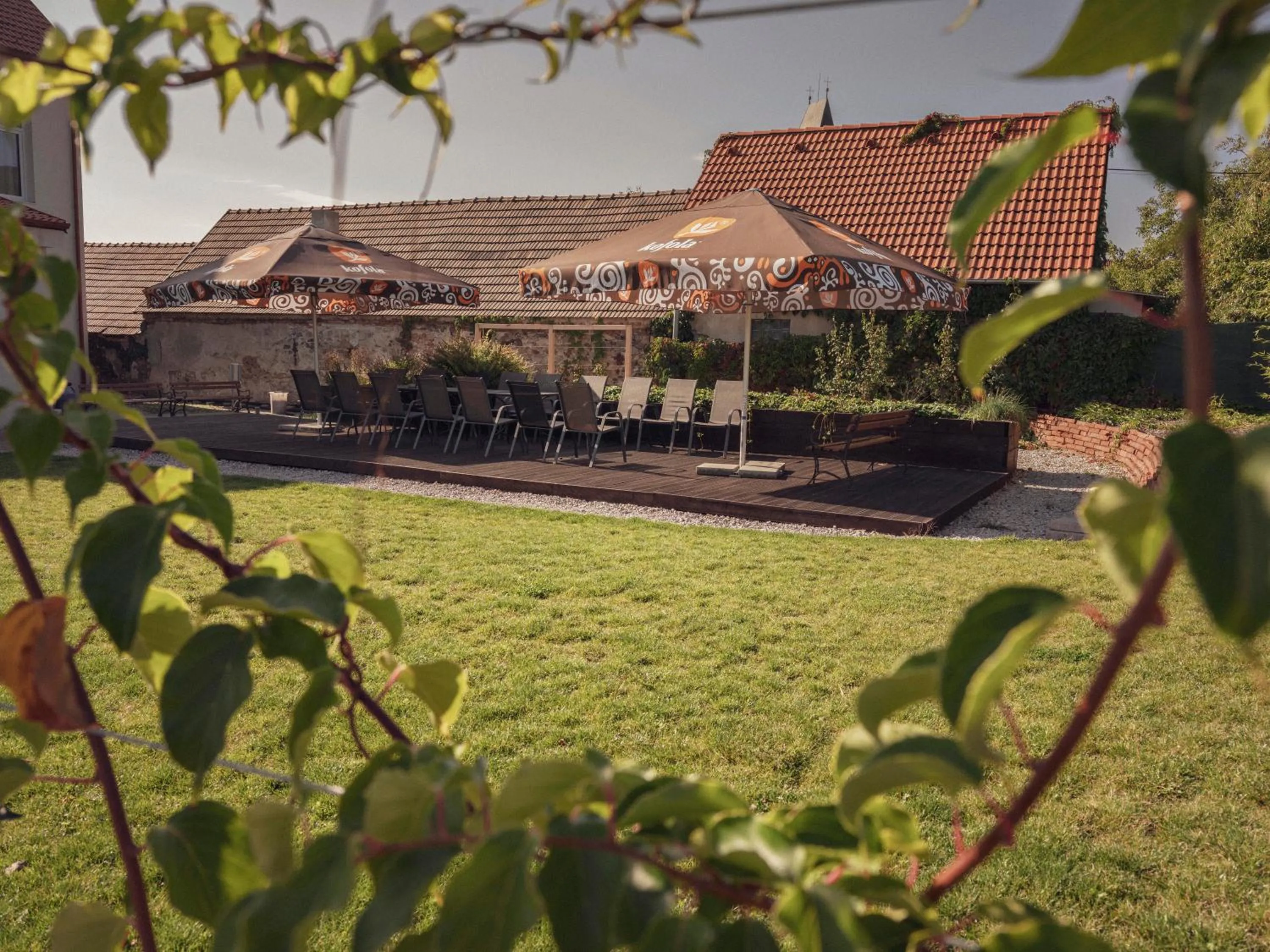 Garden in BIVIO hotel