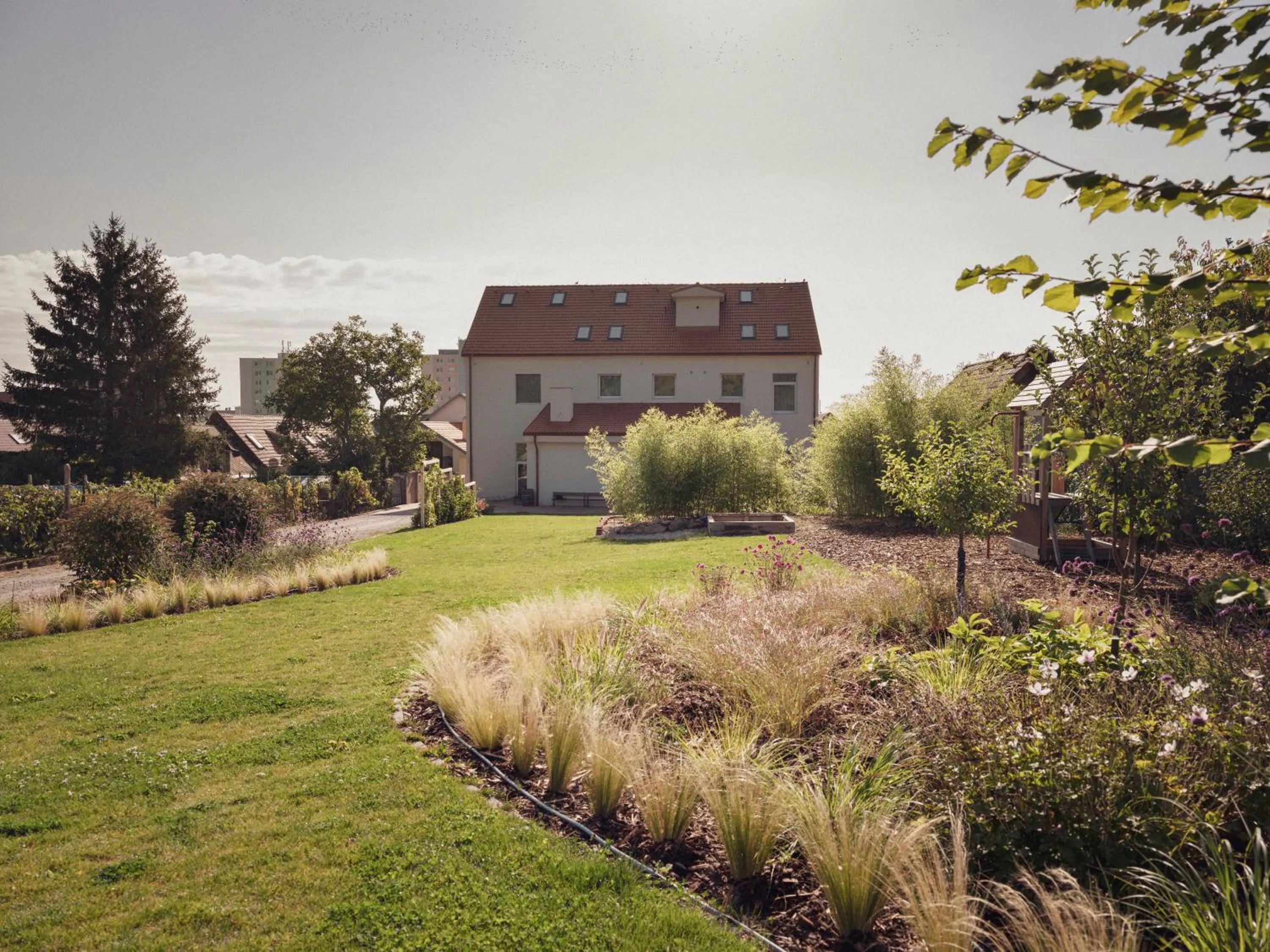 Garden in BIVIO hotel