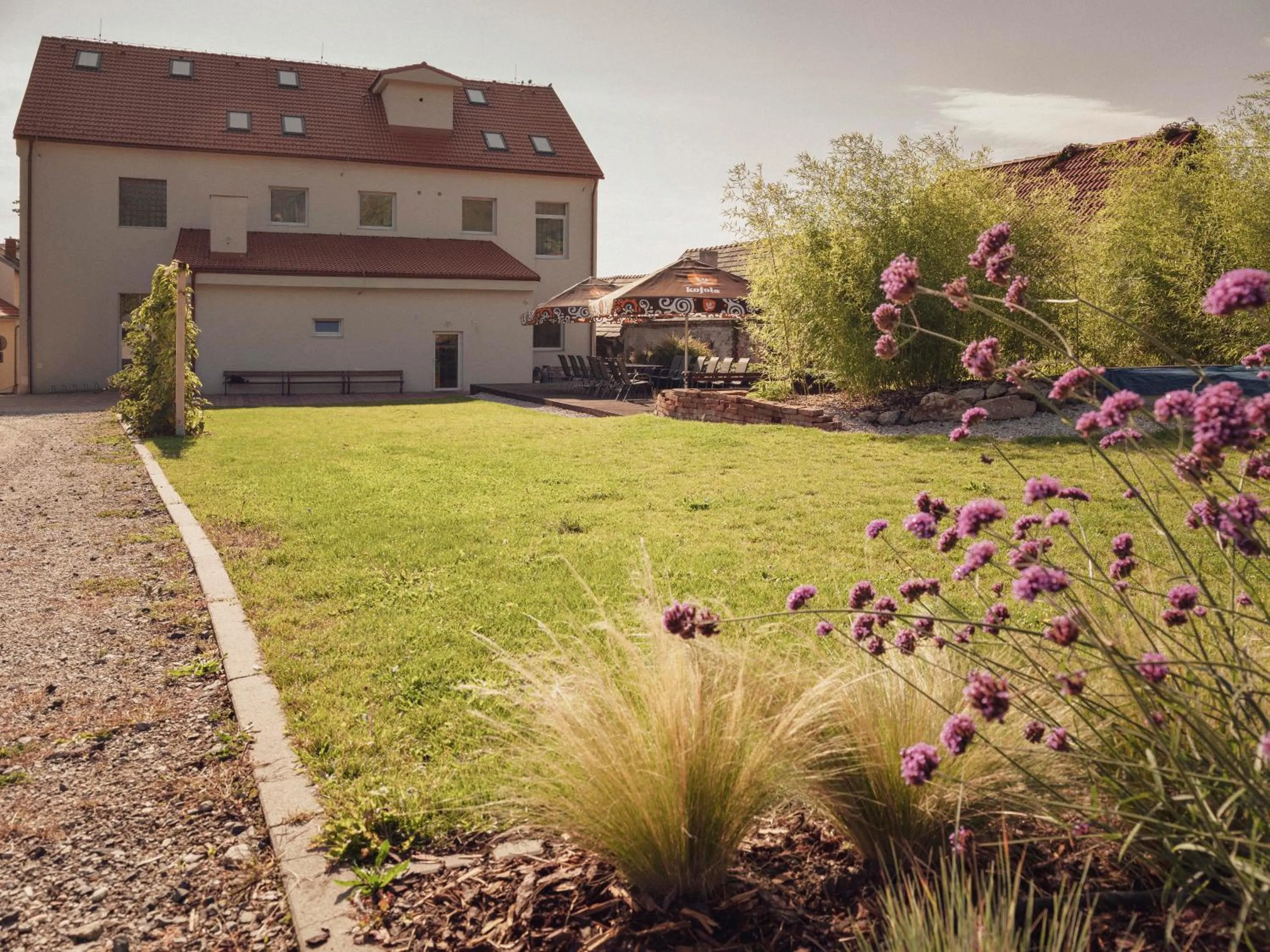 Garden in BIVIO hotel
