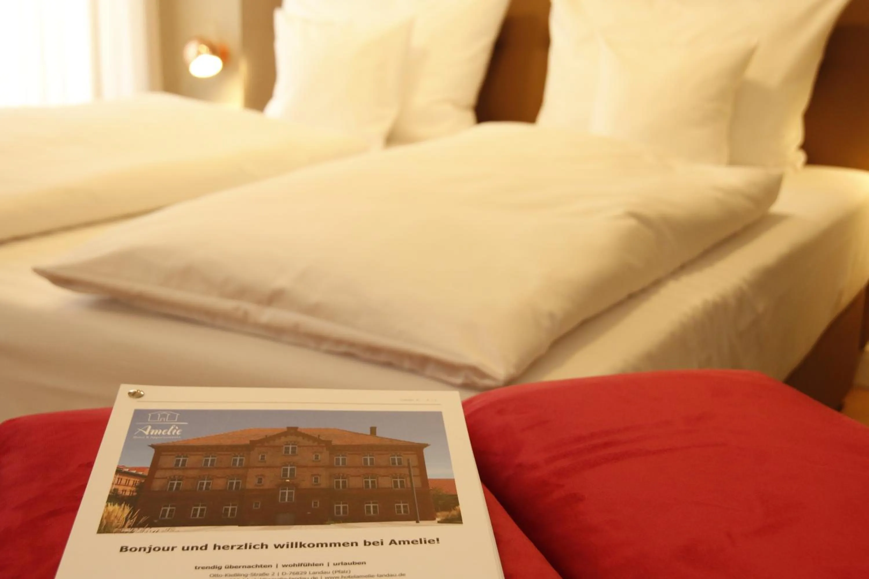 Bed in Amelie No 1 Hotel & Appartements